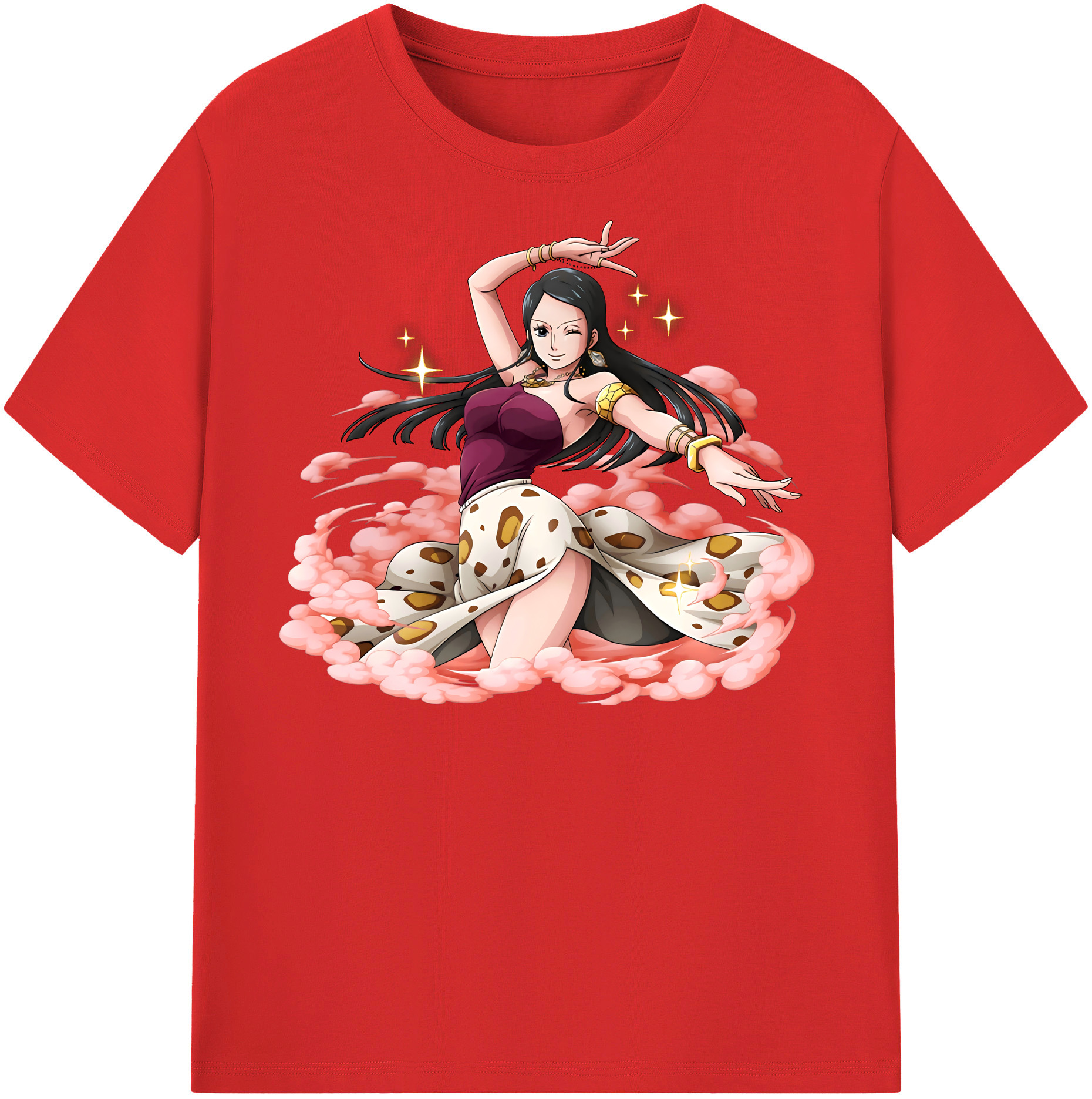 ワンピース ニコ・ロビン ONE PIECE Nico Robin 綿100％半袖Tシャツ（フロントプリント）
