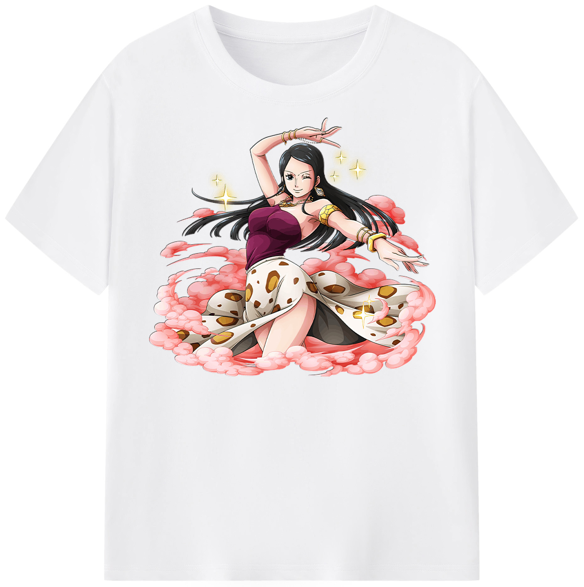 ワンピース ニコ・ロビン ONE PIECE Nico Robin 綿100％半袖Tシャツ（フロントプリント）