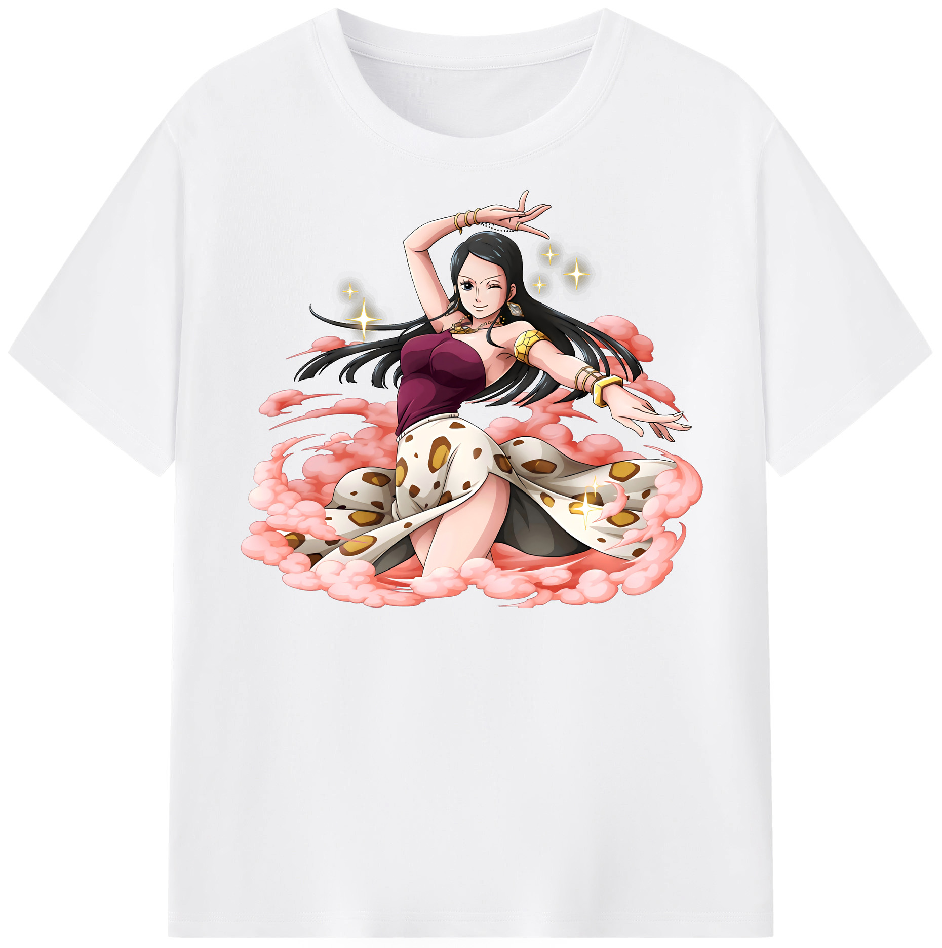 ワンピース ニコ・ロビン ONE PIECE Nico Robin 綿100％半袖Tシャツ（フロントプリント）
