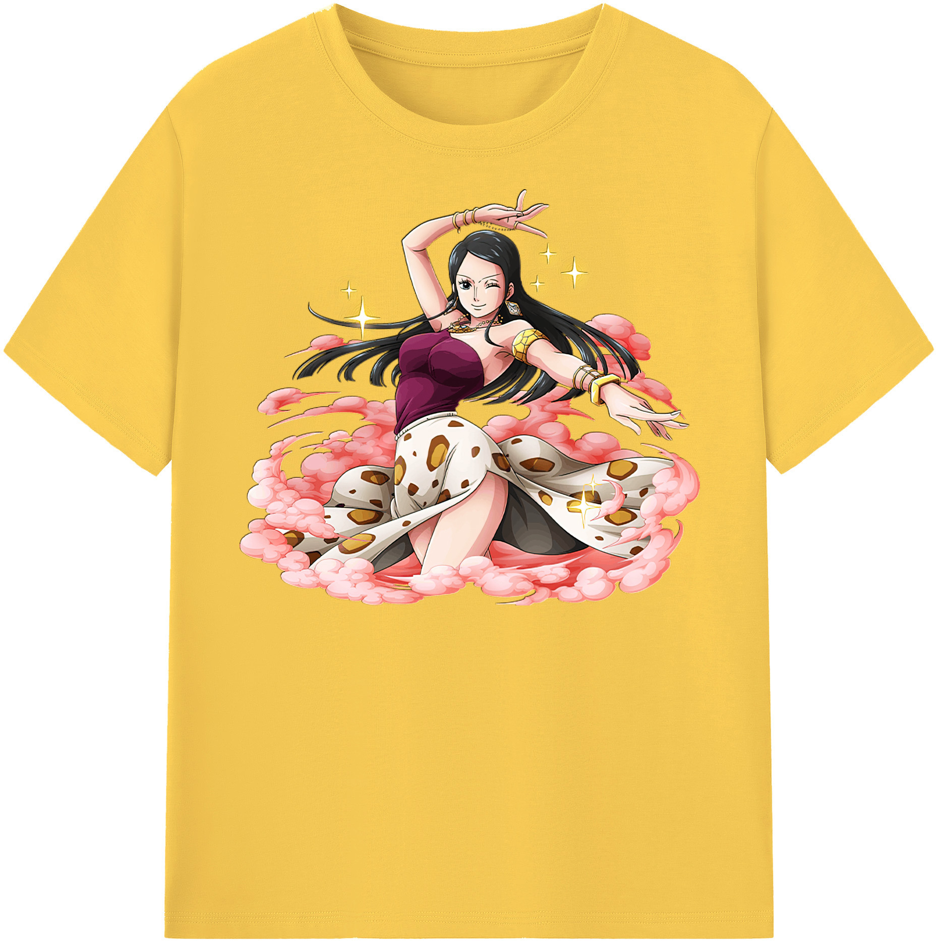 ワンピース ニコ・ロビン ONE PIECE Nico Robin 綿100％半袖Tシャツ（フロントプリント）