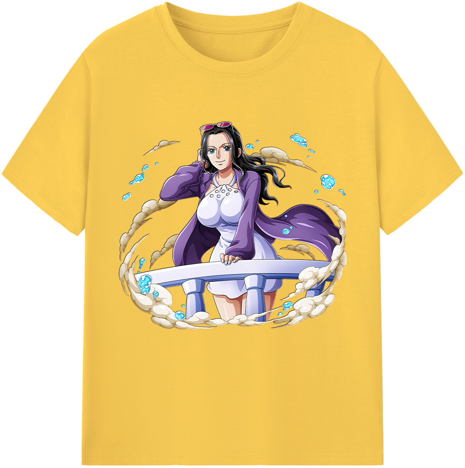 ワンピース ニコ・ロビン ONE PIECE Nico Robin 綿100％半袖Tシャツ（フロントプリント）