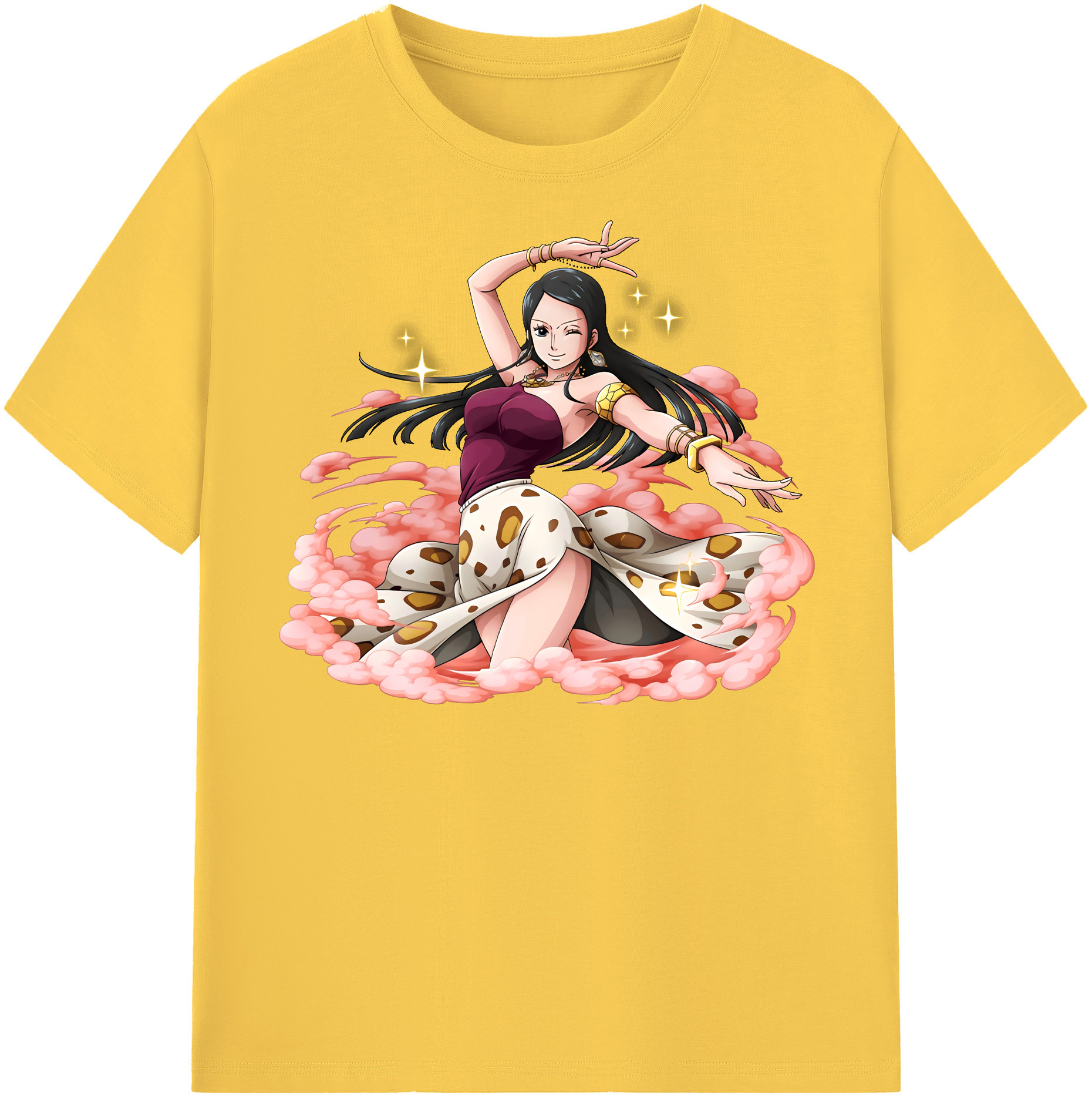 ワンピース ニコ・ロビン ONE PIECE Nico Robin 綿100％半袖Tシャツ（フロントプリント）