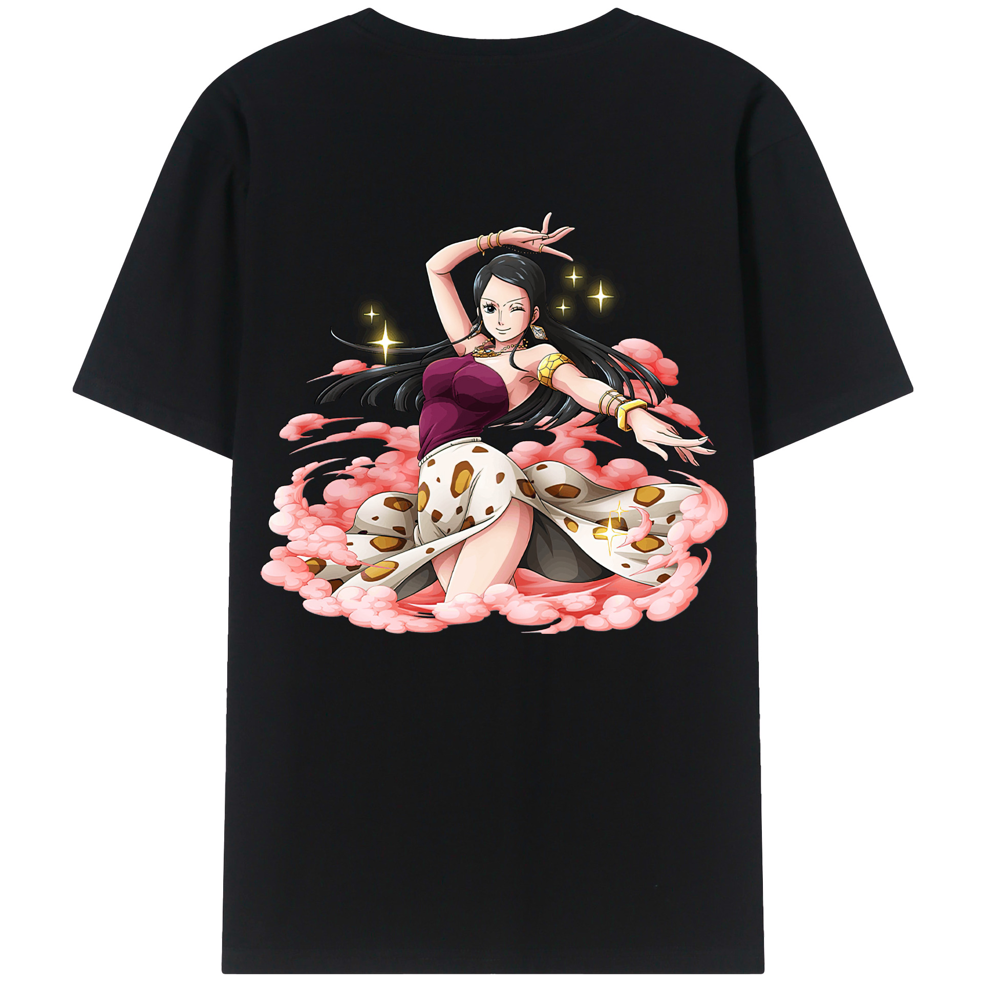 ワンピース ニコ・ロビン ONE PIECE Nico Robin 綿100％半袖Tシャツ（背面プリント）