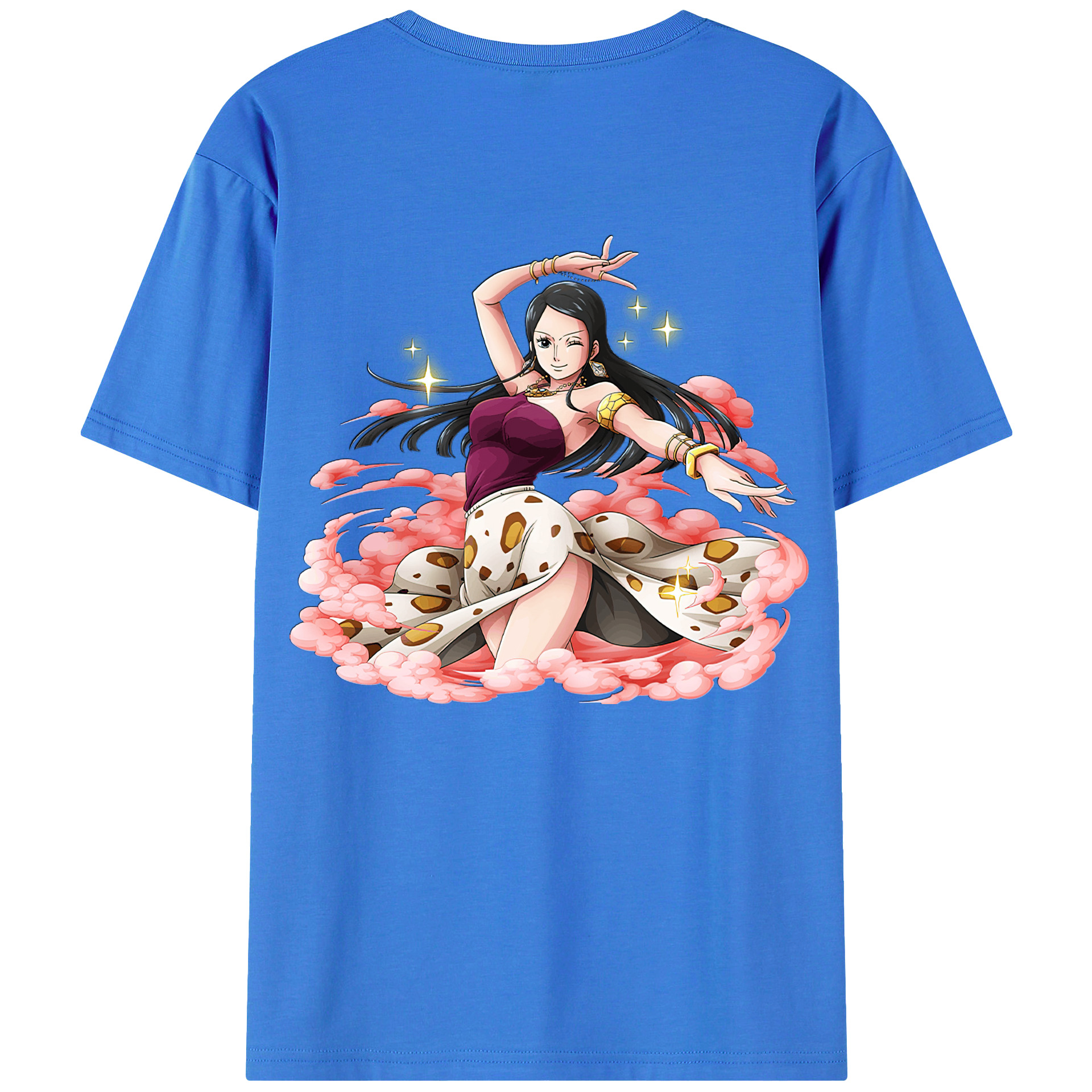 ワンピース ニコ・ロビン ONE PIECE Nico Robin 綿100％半袖Tシャツ（背面プリント）