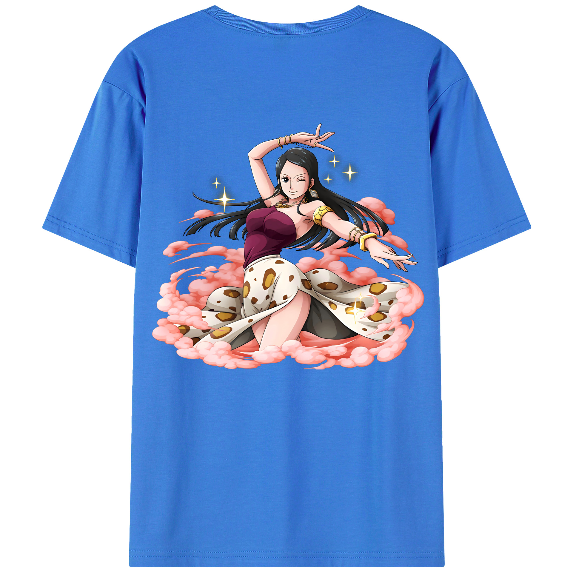ワンピース ニコ・ロビン ONE PIECE Nico Robin 綿100％半袖Tシャツ（背面プリント）
