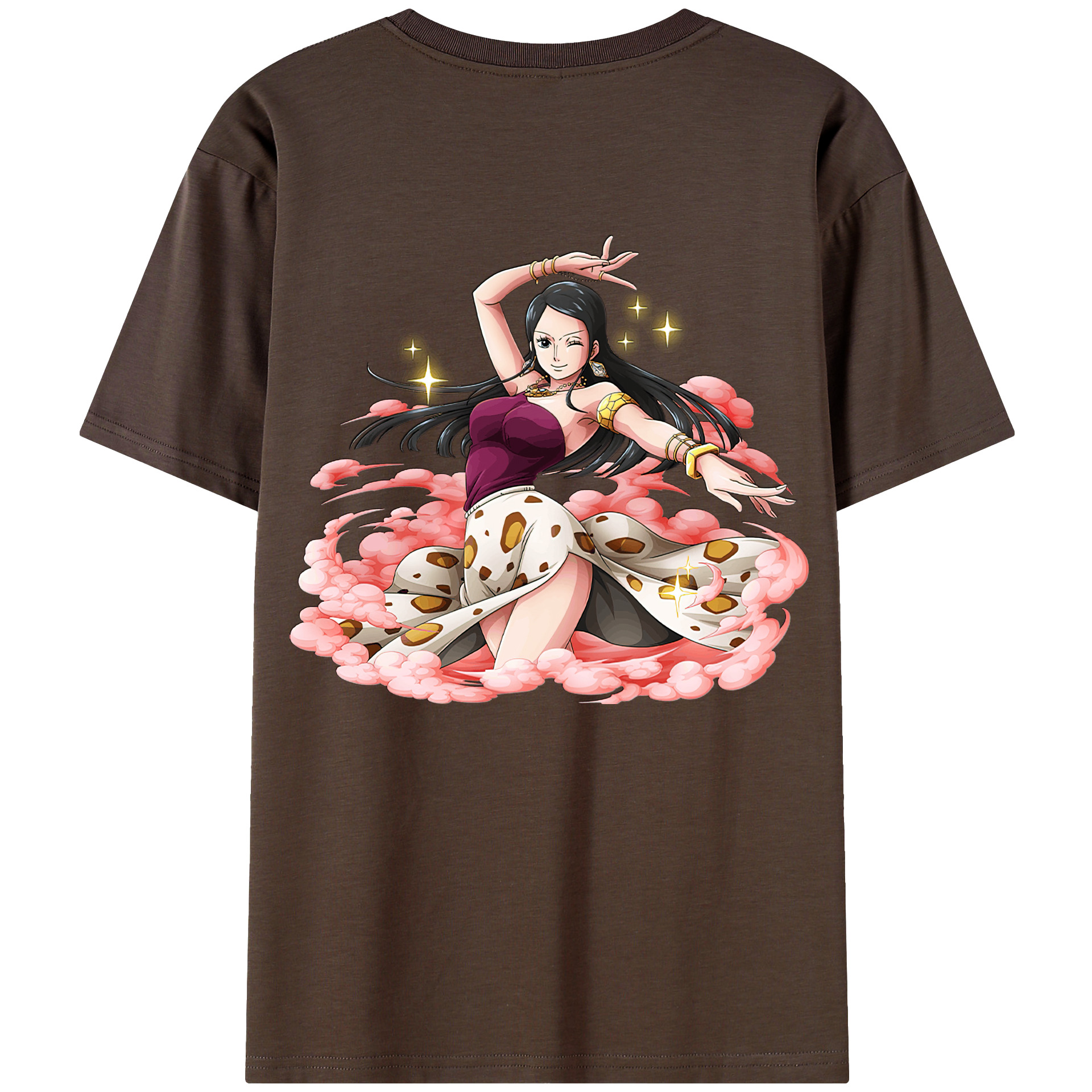 ワンピース ニコ・ロビン ONE PIECE Nico Robin 綿100％半袖Tシャツ（背面プリント）