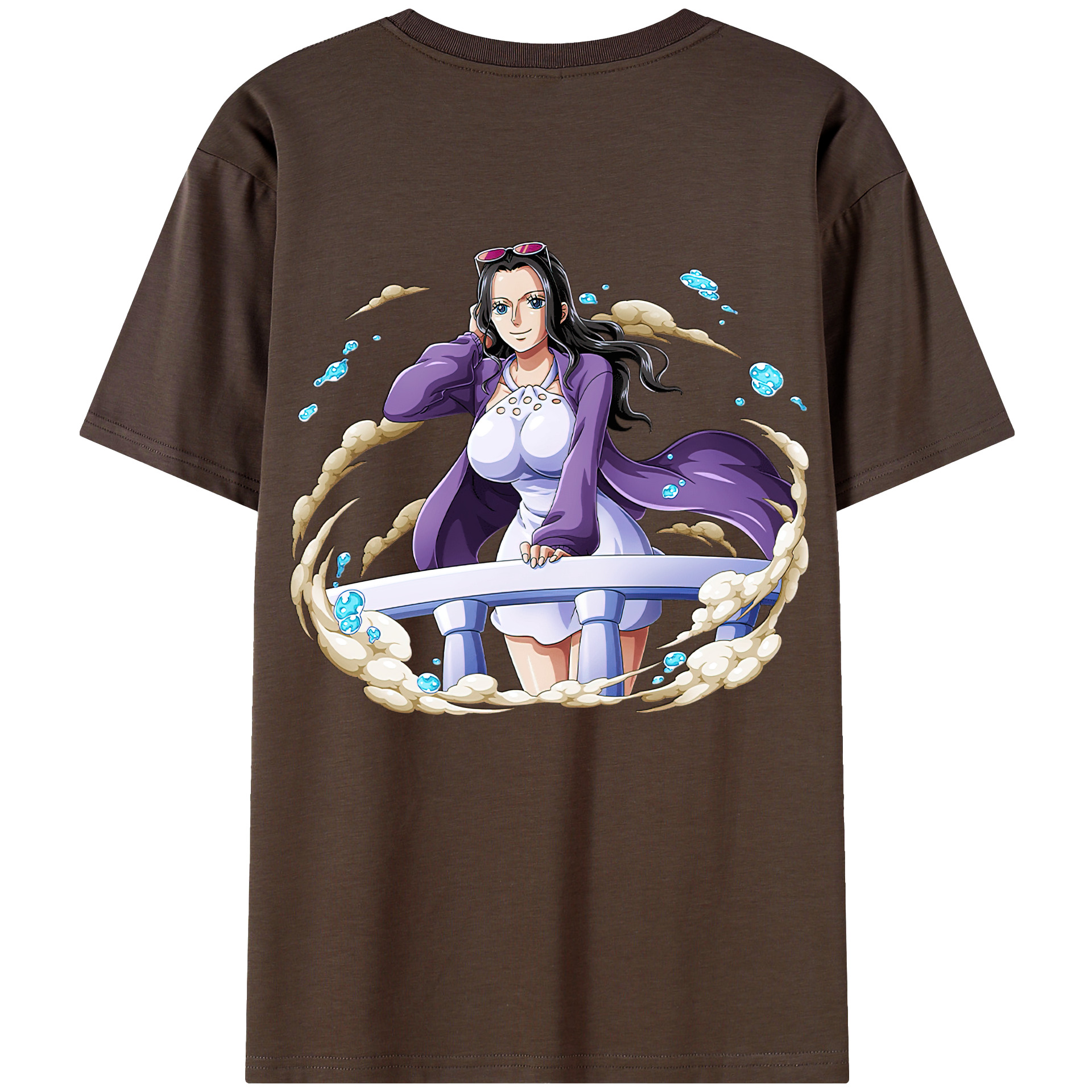 ワンピース ニコ・ロビン ONE PIECE Nico Robin 綿100％半袖Tシャツ（背面プリント）