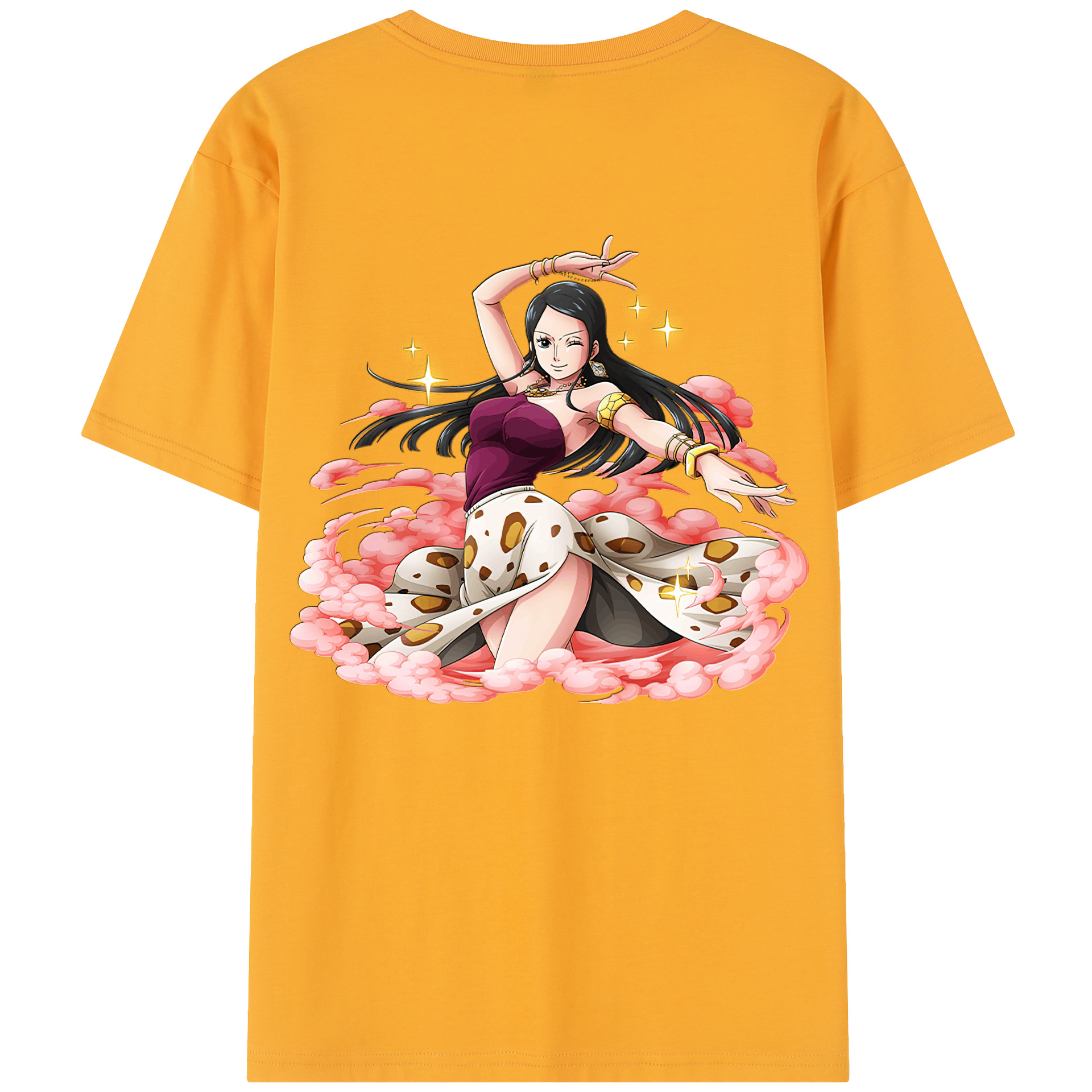 ワンピース ニコ・ロビン ONE PIECE Nico Robin 綿100％半袖Tシャツ（背面プリント）