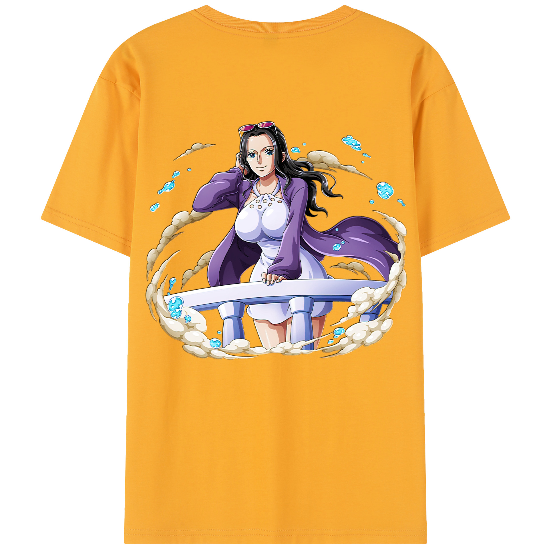 ワンピース ニコ・ロビン ONE PIECE Nico Robin 綿100％半袖Tシャツ（背面プリント）