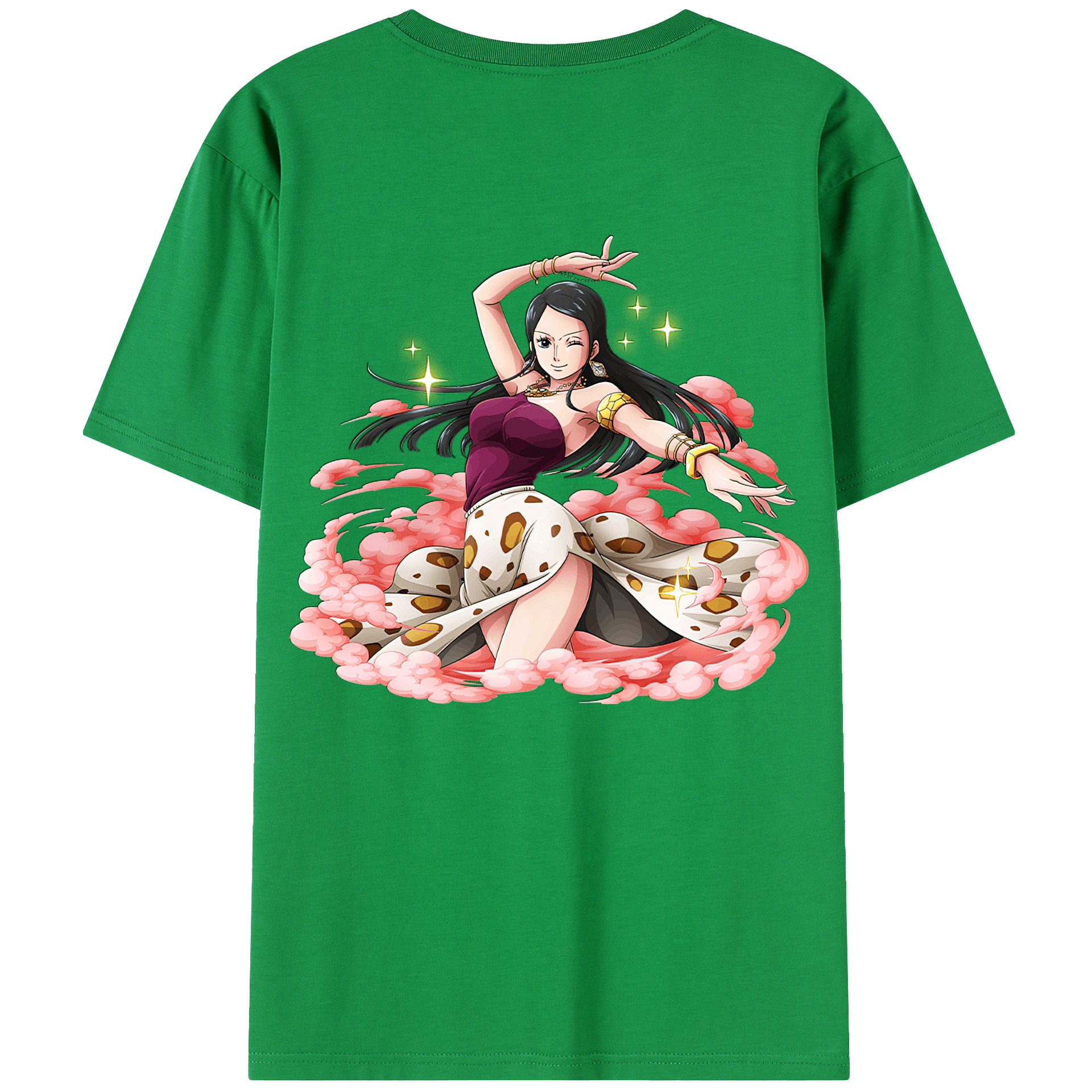 ワンピース ニコ・ロビン ONE PIECE Nico Robin 綿100％半袖Tシャツ（背面プリント）