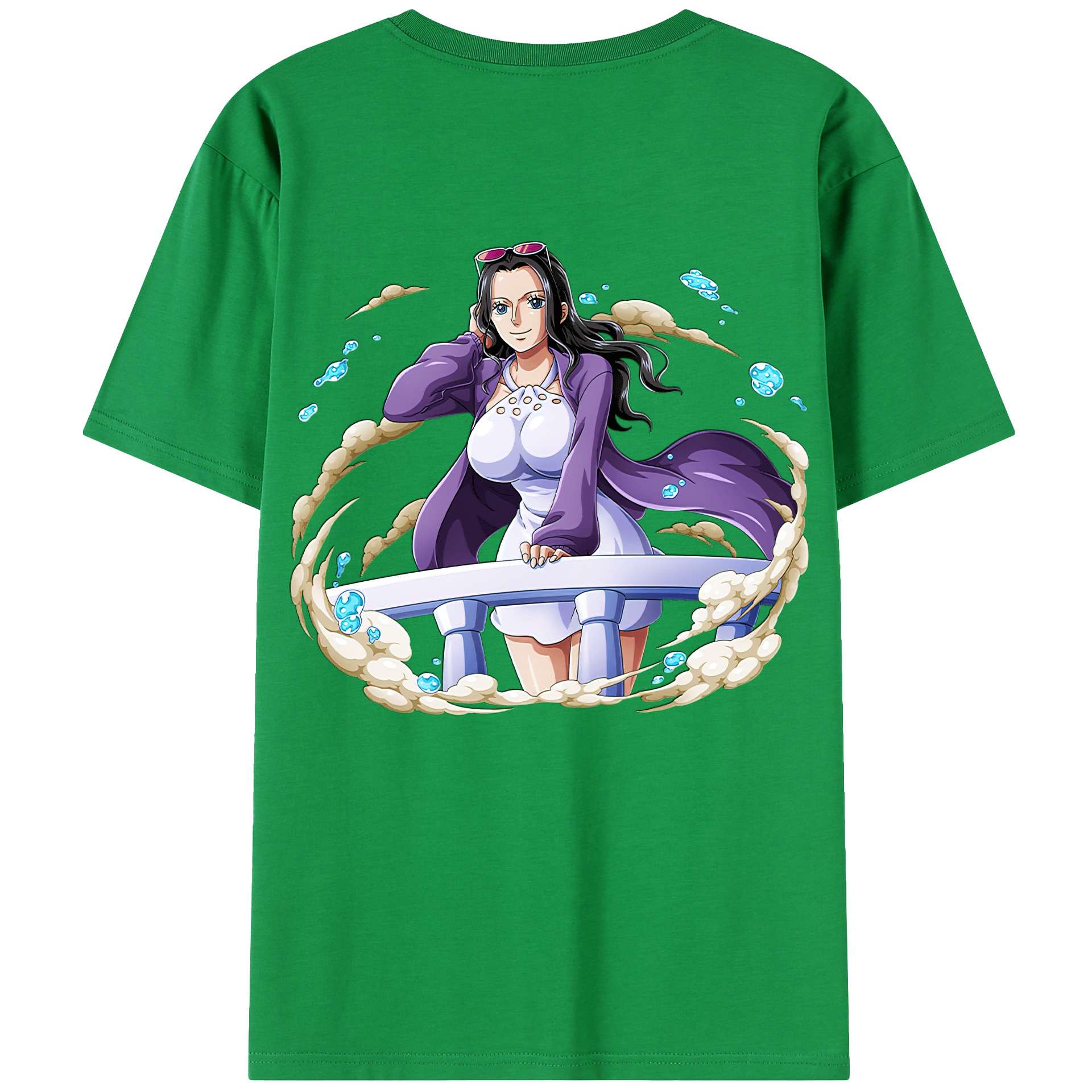 ワンピース ニコ・ロビン ONE PIECE Nico Robin 綿100％半袖Tシャツ（背面プリント）
