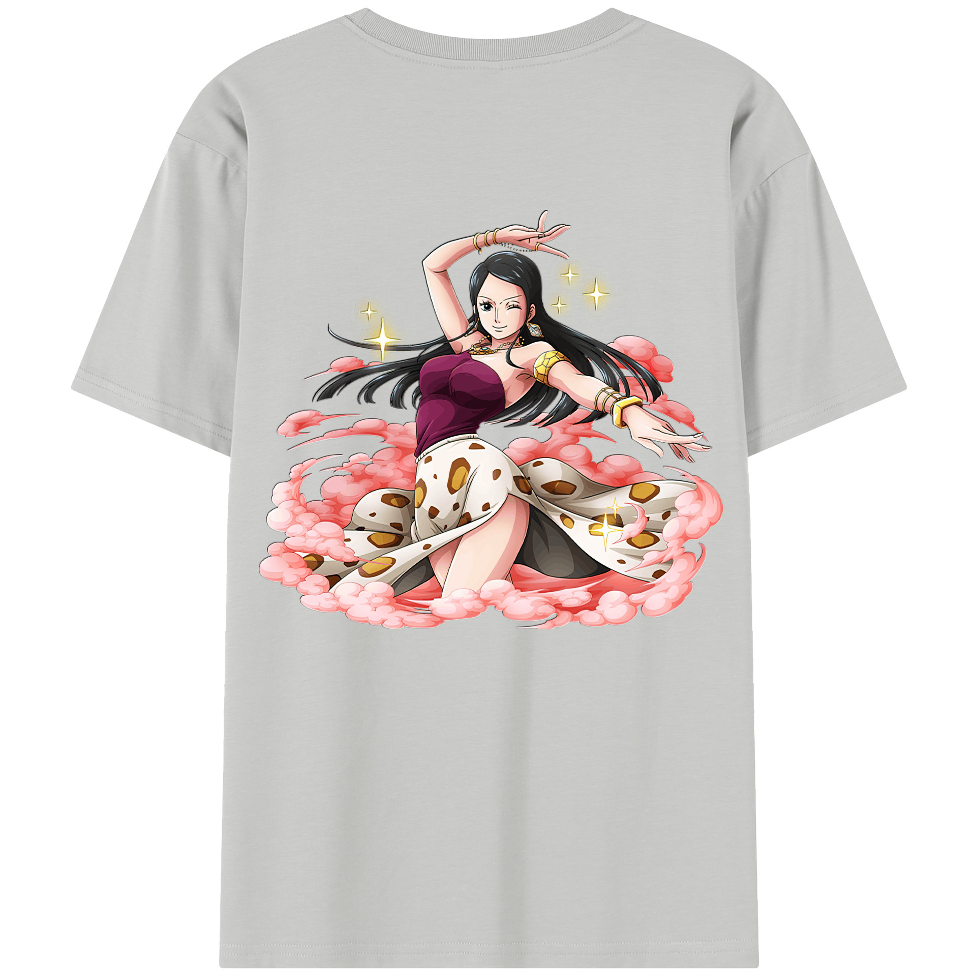 ワンピース ニコ・ロビン ONE PIECE Nico Robin 綿100％半袖Tシャツ（背面プリント）