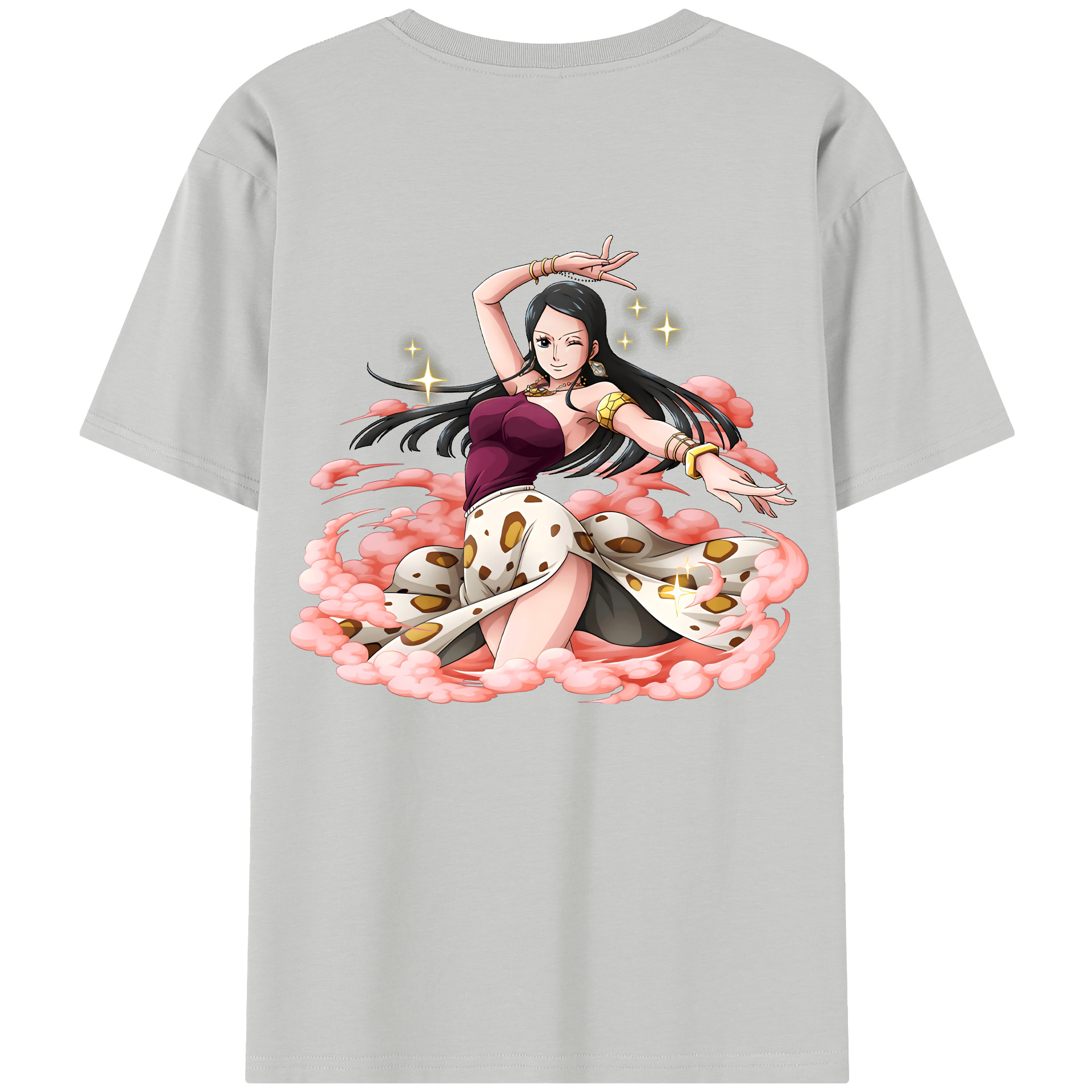 ワンピース ニコ・ロビン ONE PIECE Nico Robin 綿100％半袖Tシャツ（背面プリント）