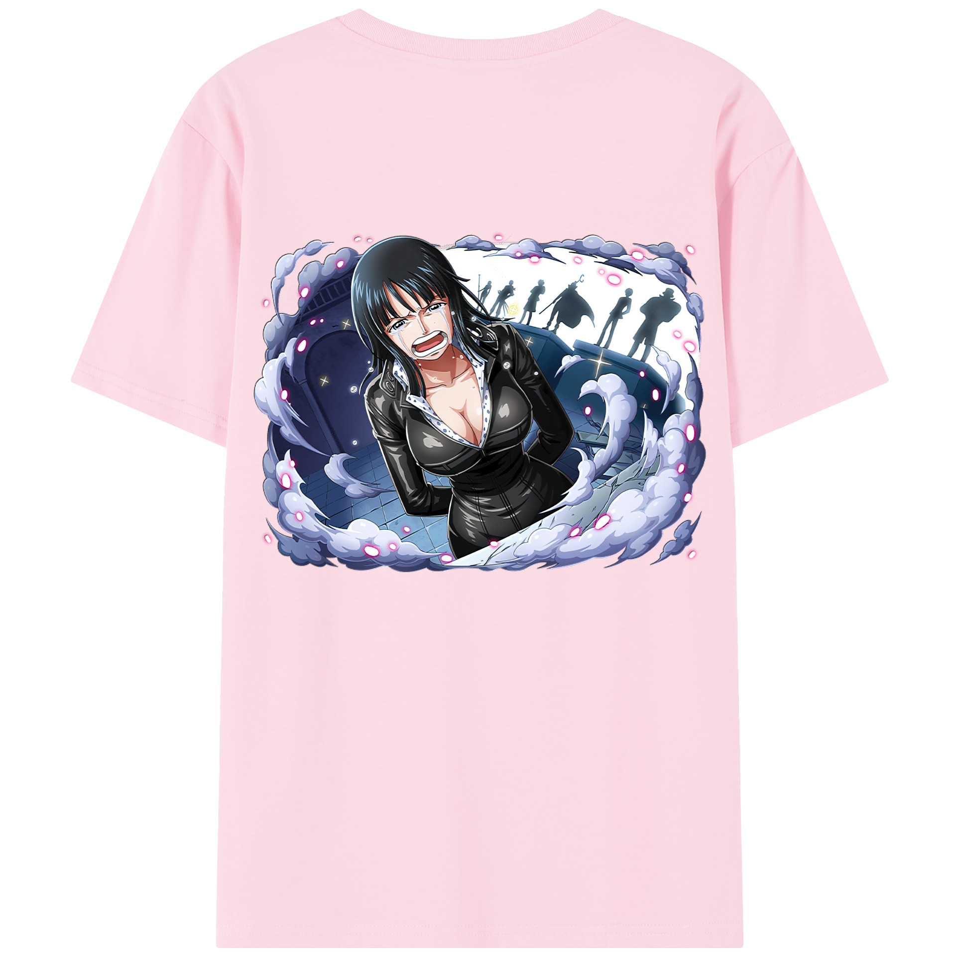 ワンピース ニコ・ロビン ONE PIECE Nico Robin 綿100％半袖Tシャツ（背面プリント）