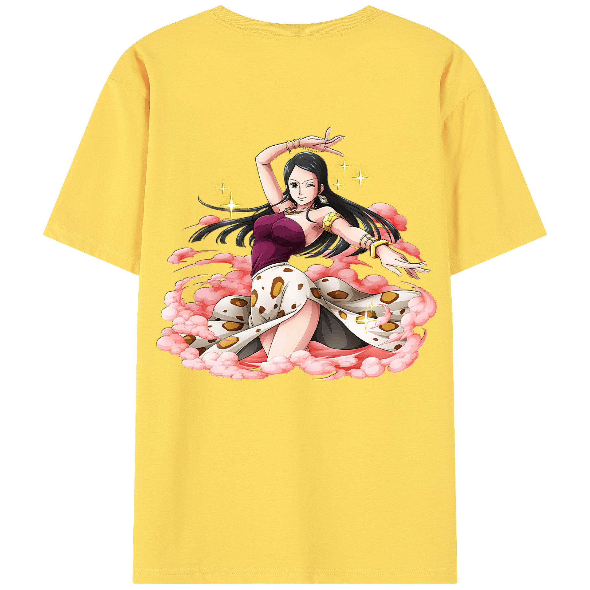 ワンピース ニコ・ロビン ONE PIECE Nico Robin 綿100％半袖Tシャツ（背面プリント）