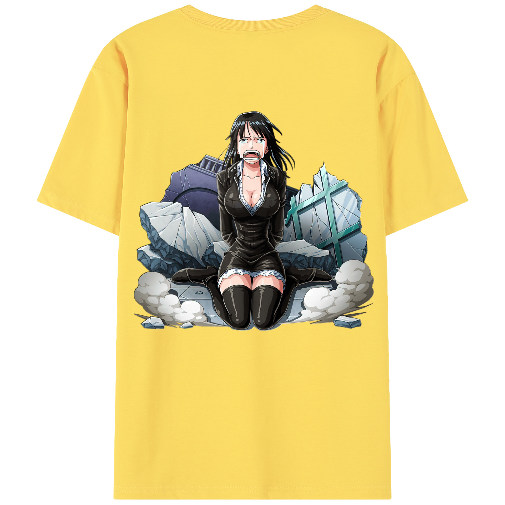 ワンピース ニコ・ロビン ONE PIECE Nico Robin 綿100％半袖Tシャツ（背面プリント）