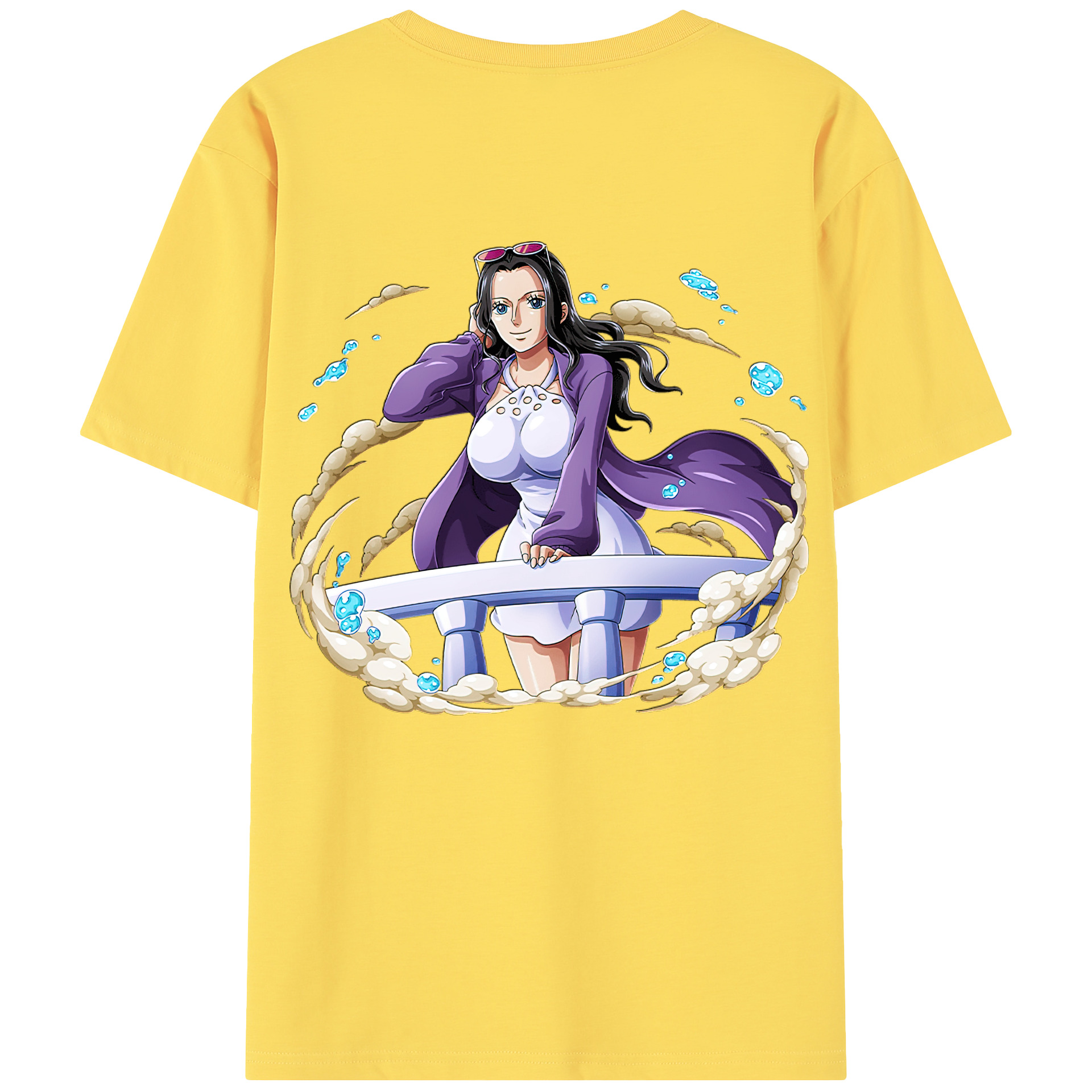 ワンピース ニコ・ロビン ONE PIECE Nico Robin 綿100％半袖Tシャツ（背面プリント）