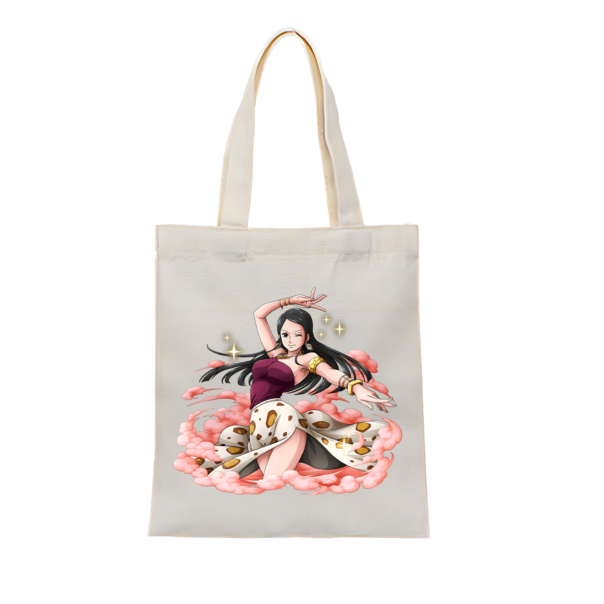 ワンピース ニコ・ロビン ONE PIECE Nico Robin 縦型キャンバス生地手提げバッグ　トートバッグ