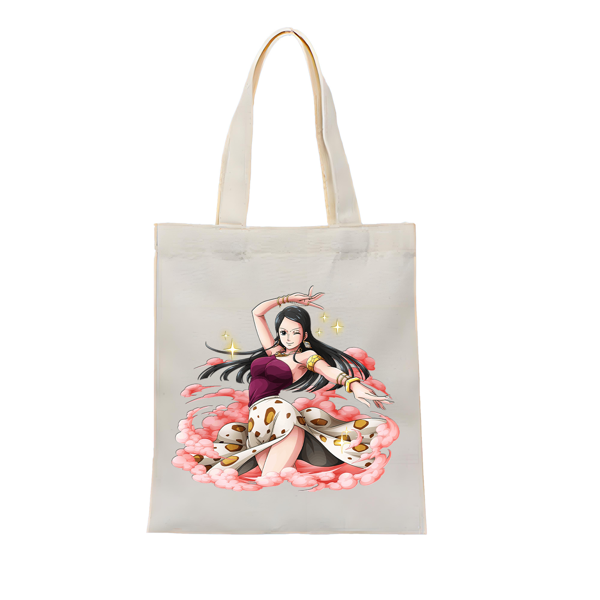 ワンピース ニコ・ロビン ONE PIECE Nico Robin 縦型キャンバス生地手提げバッグ　トートバッグ