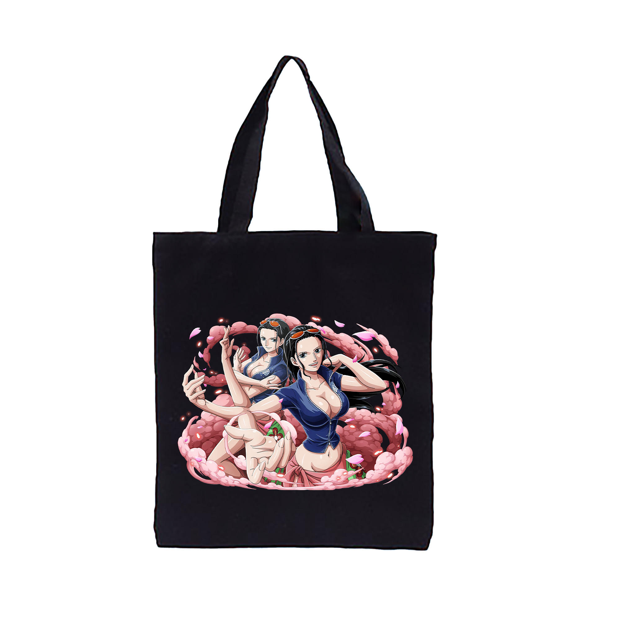ワンピース ニコ・ロビン ONE PIECE Nico Robin 縦型キャンバス生地手提げバッグ　トートバッグ
