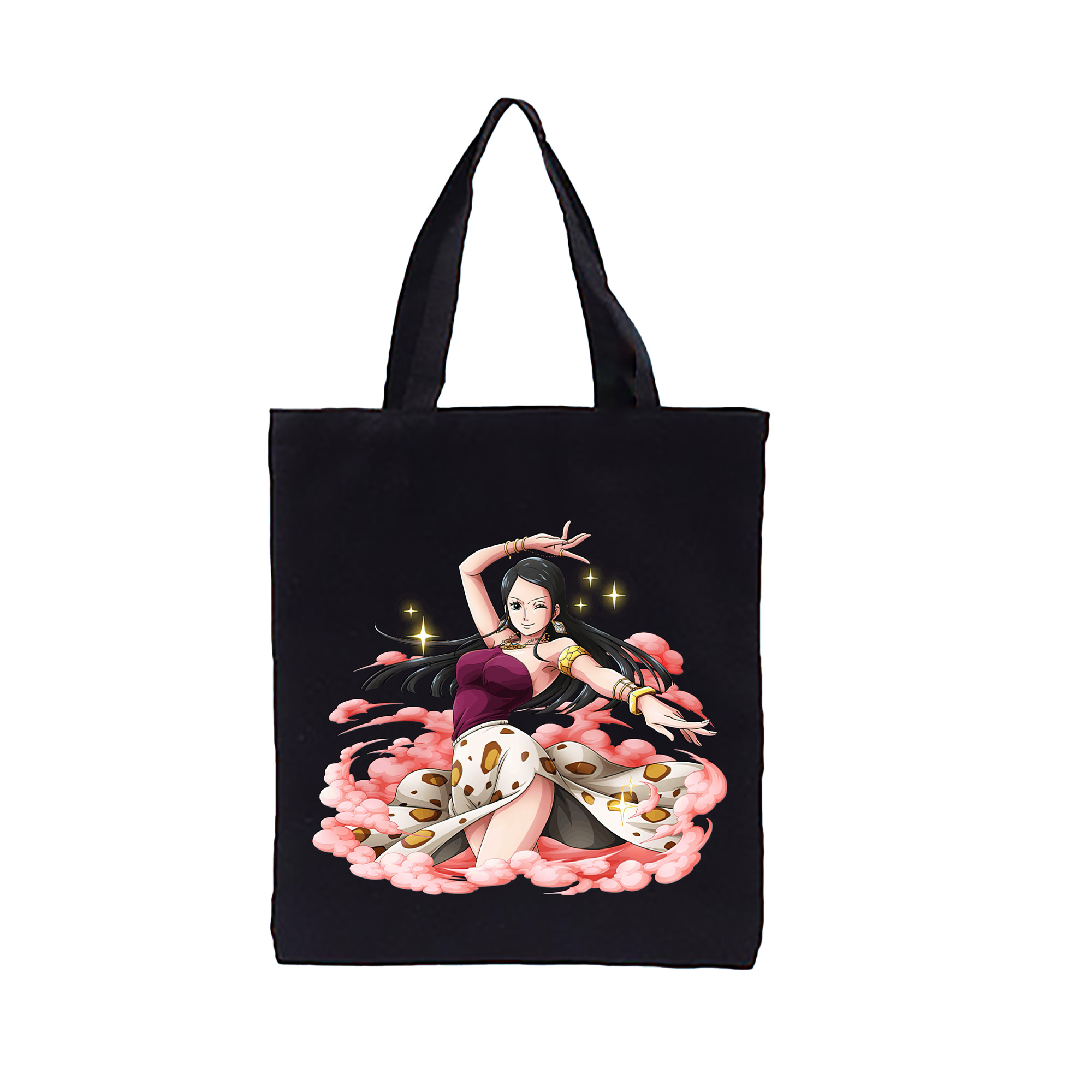 ワンピース ニコ・ロビン ONE PIECE Nico Robin 縦型キャンバス生地手提げバッグ　トートバッグ
