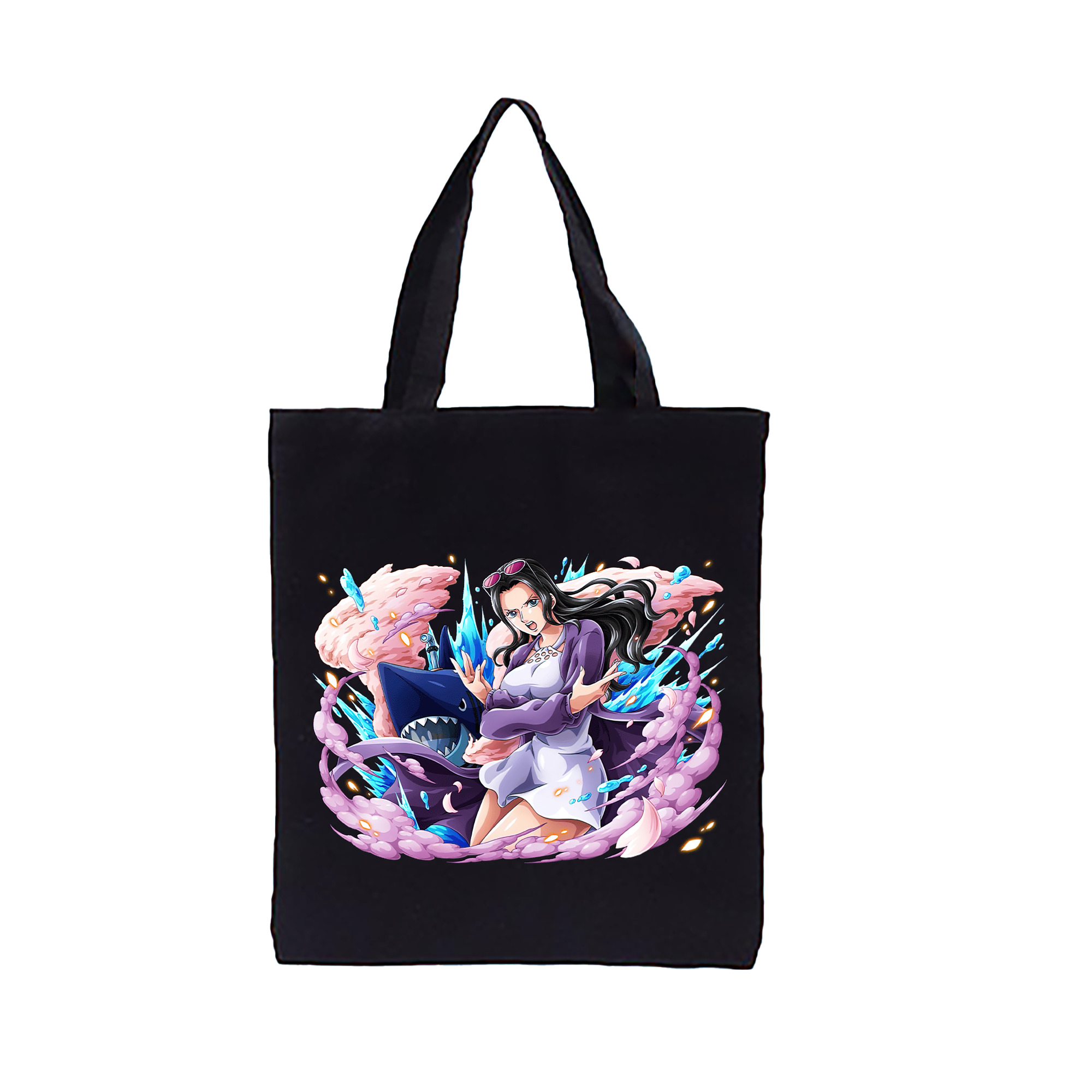 ワンピース ニコ・ロビン ONE PIECE Nico Robin 縦型キャンバス生地手提げバッグ　トートバッグ