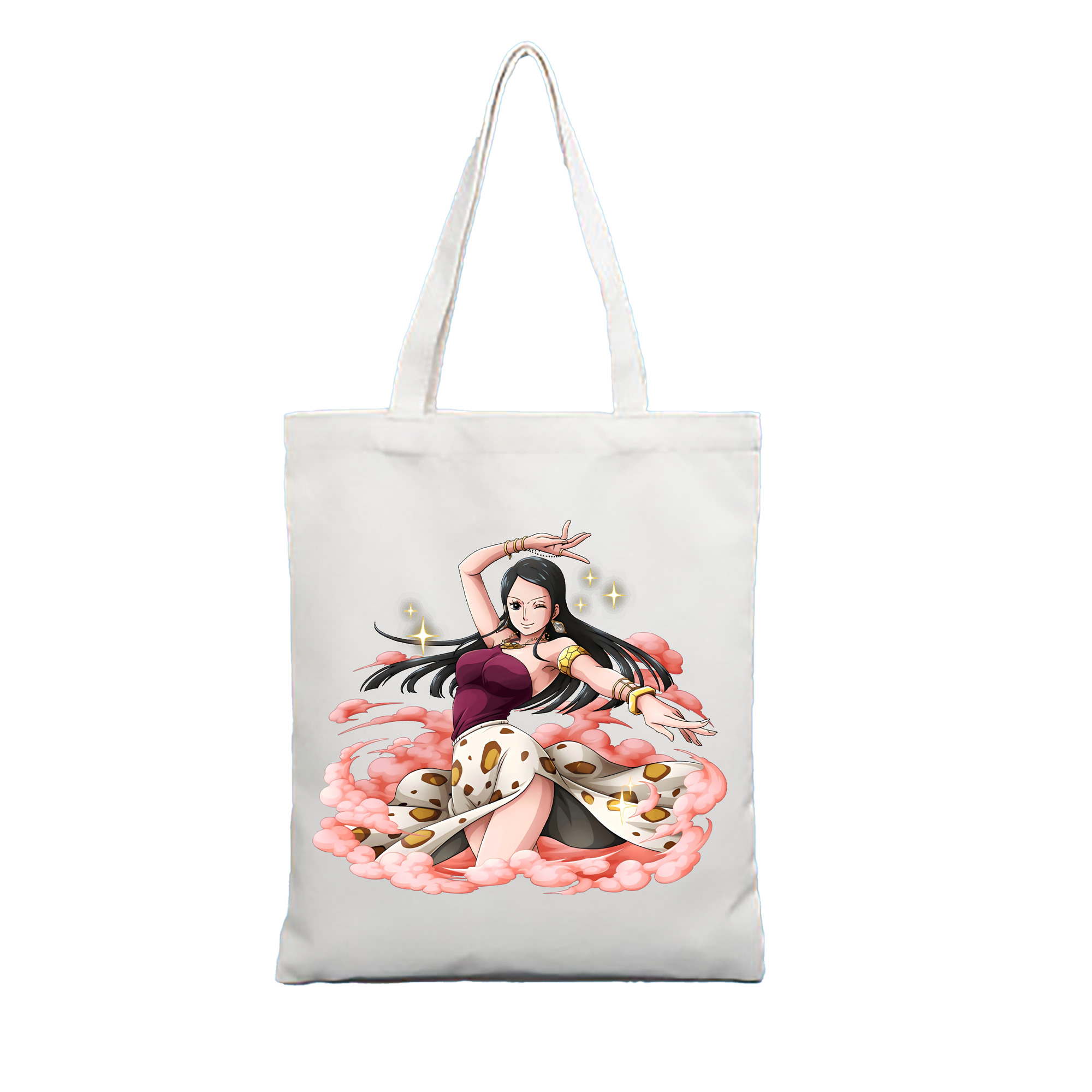 ワンピース ニコ・ロビン ONE PIECE Nico Robin 縦型キャンバス生地手提げバッグ　トートバッグ