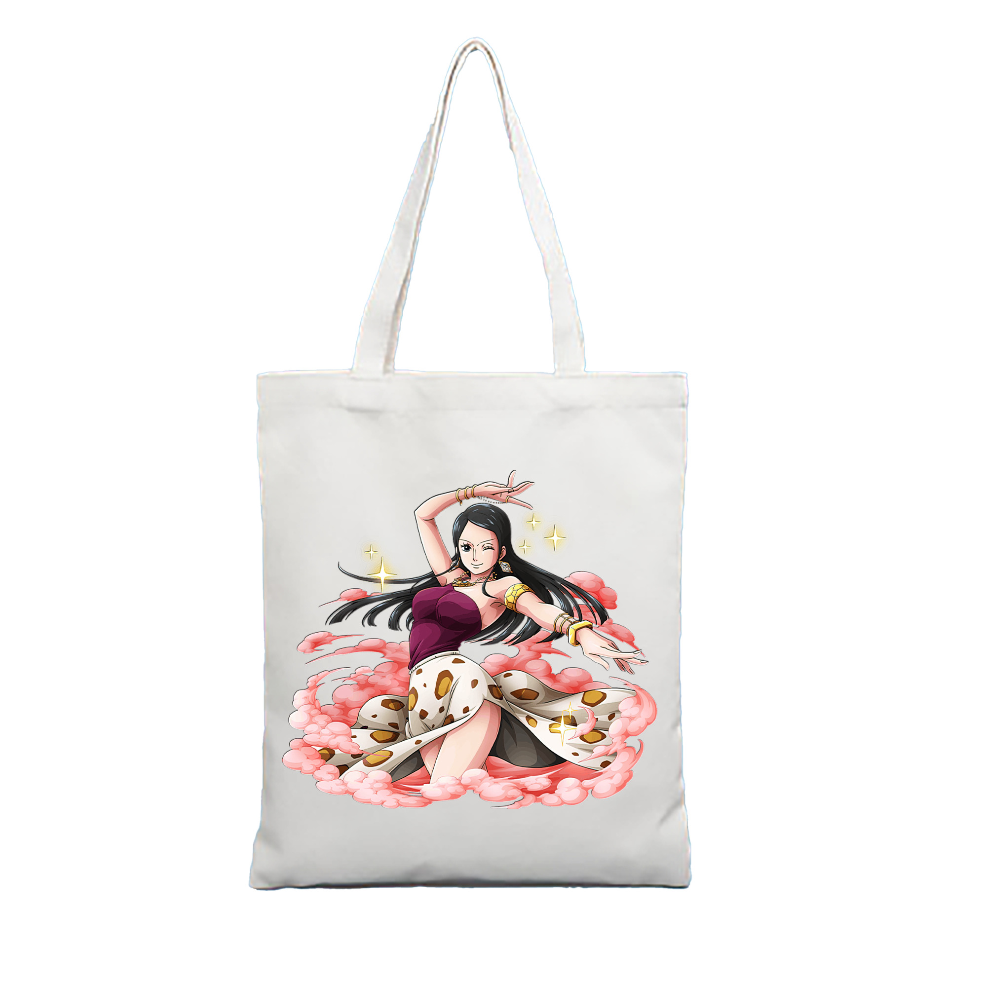 ワンピース ニコ・ロビン ONE PIECE Nico Robin 縦型キャンバス生地手提げバッグ　トートバッグ