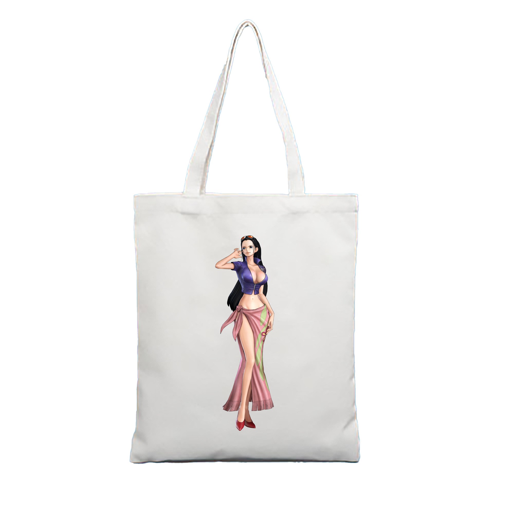 ワンピース ニコ・ロビン ONE PIECE Nico Robin 縦型キャンバス生地手提げバッグ　トートバッグ