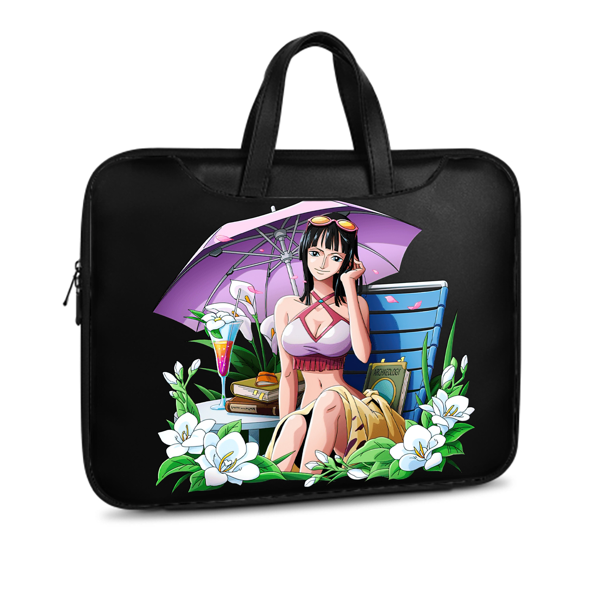ワンピース ニコ・ロビン ONE PIECE Nico Robin レザーラップトップバッグ　ノートパソコンケース