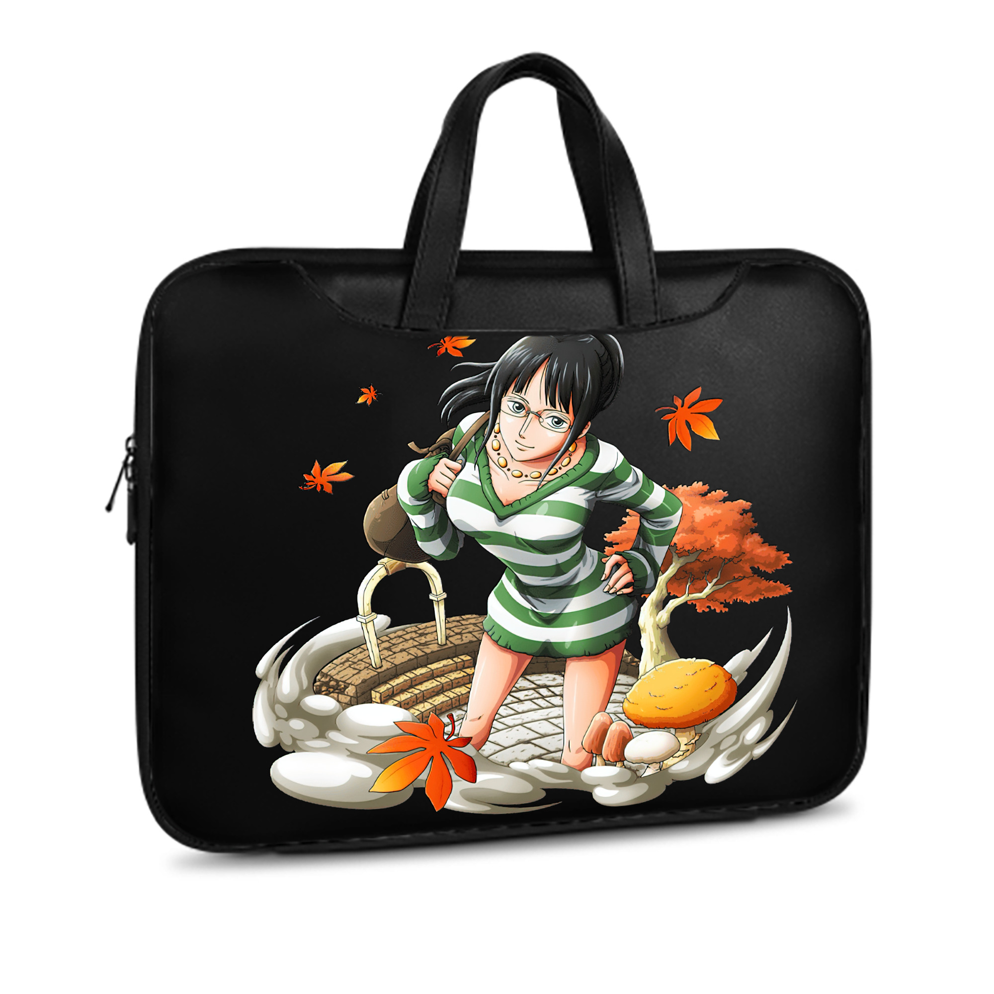 ワンピース ニコ・ロビン ONE PIECE Nico Robin レザーラップトップバッグ　ノートパソコンケース