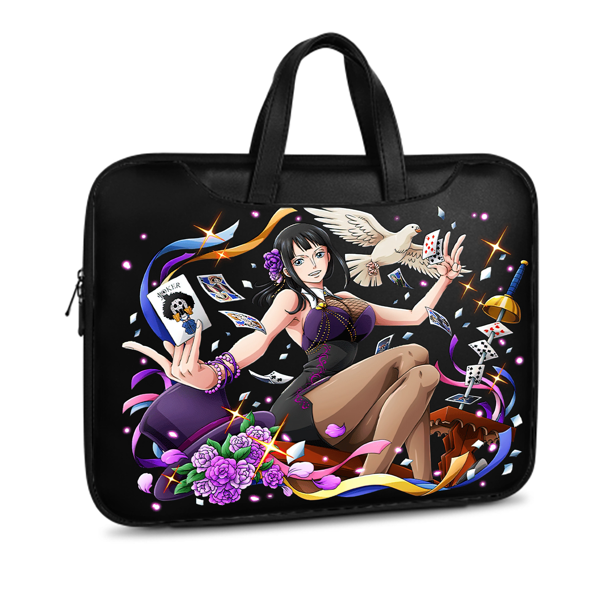 ワンピース ニコ・ロビン ONE PIECE Nico Robin レザーラップトップバッグ　ノートパソコンケース