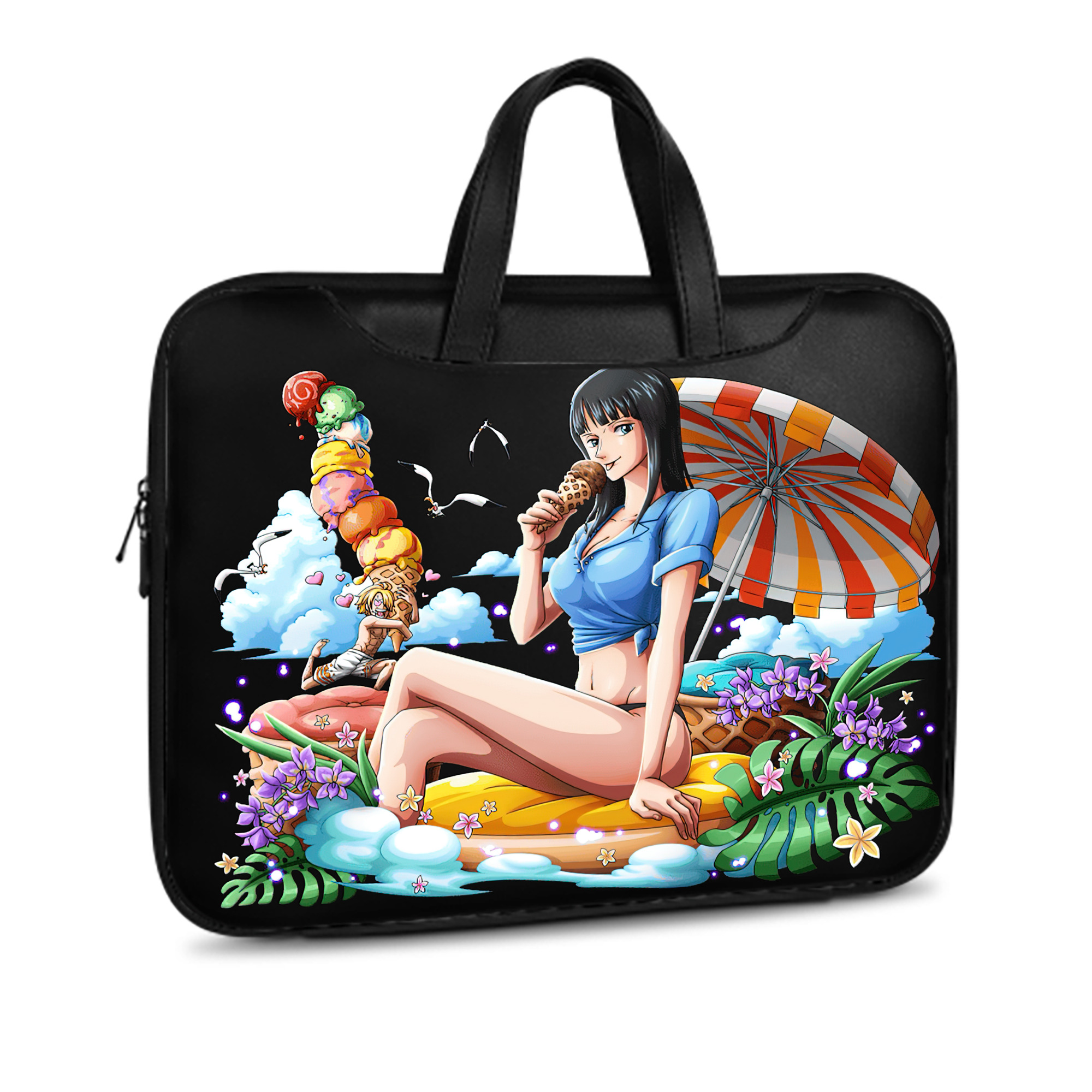 ワンピース ニコ・ロビン ONE PIECE Nico Robin レザーラップトップバッグ　ノートパソコンケース