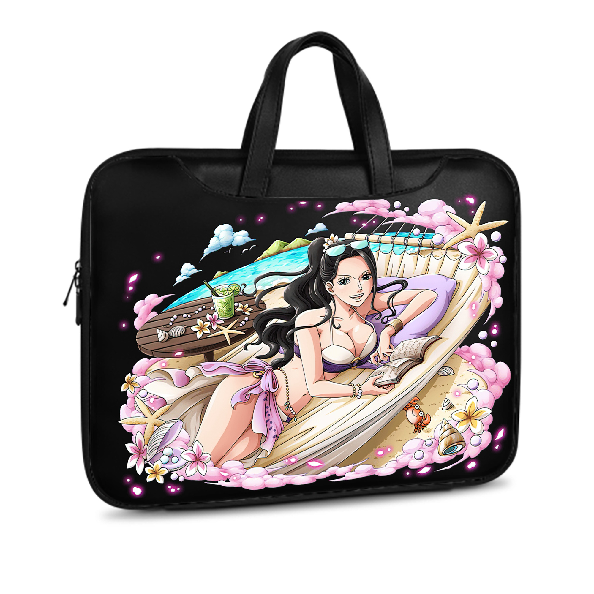ワンピース ニコ・ロビン ONE PIECE Nico Robin レザーラップトップバッグ　ノートパソコンケース