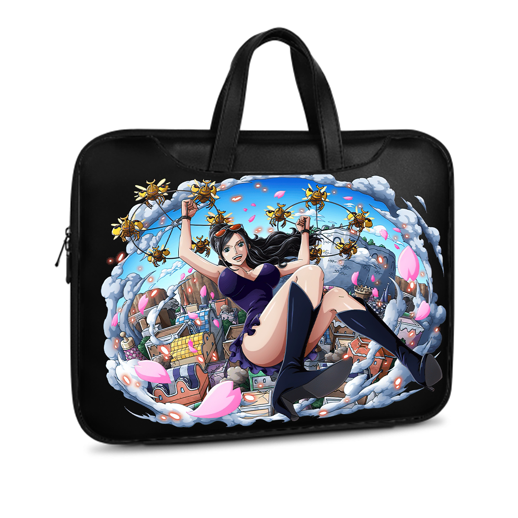 ワンピース ニコ・ロビン ONE PIECE Nico Robin レザーラップトップバッグ　ノートパソコンケース
