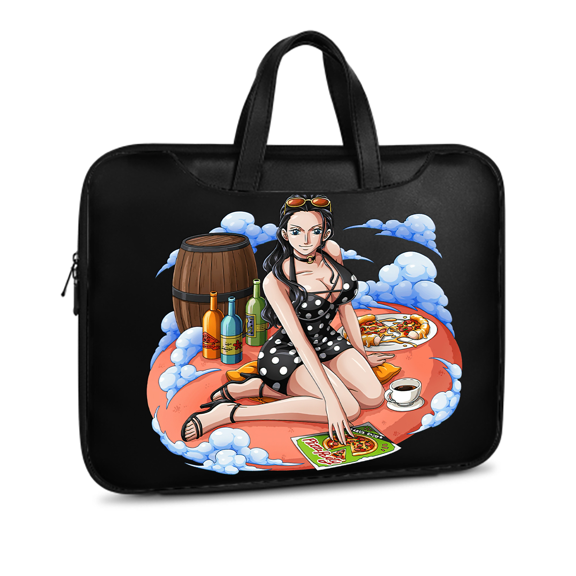 ワンピース ニコ・ロビン ONE PIECE Nico Robin レザーラップトップバッグ　ノートパソコンケース