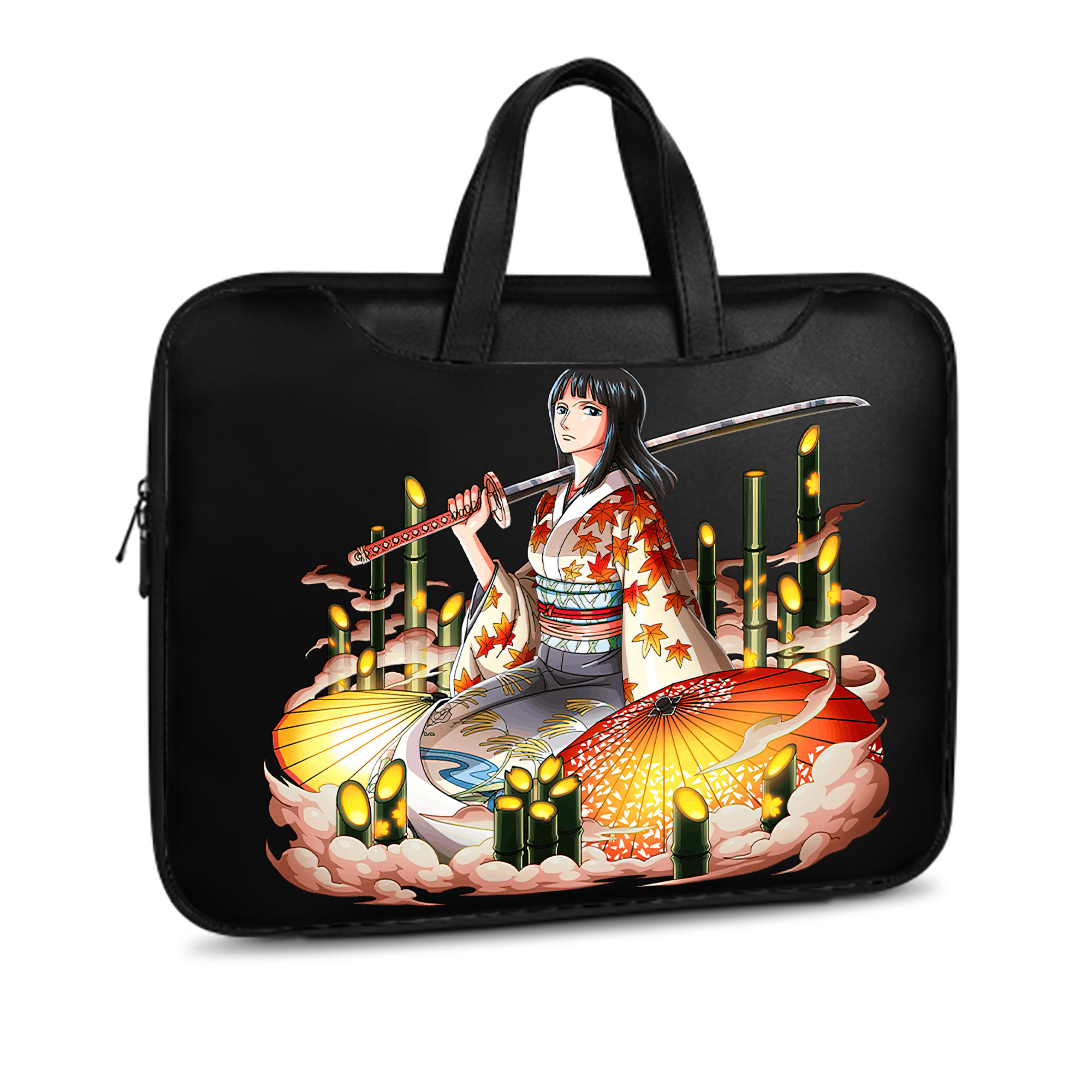 ワンピース ニコ・ロビン ONE PIECE Nico Robin レザーラップトップバッグ　ノートパソコンケース