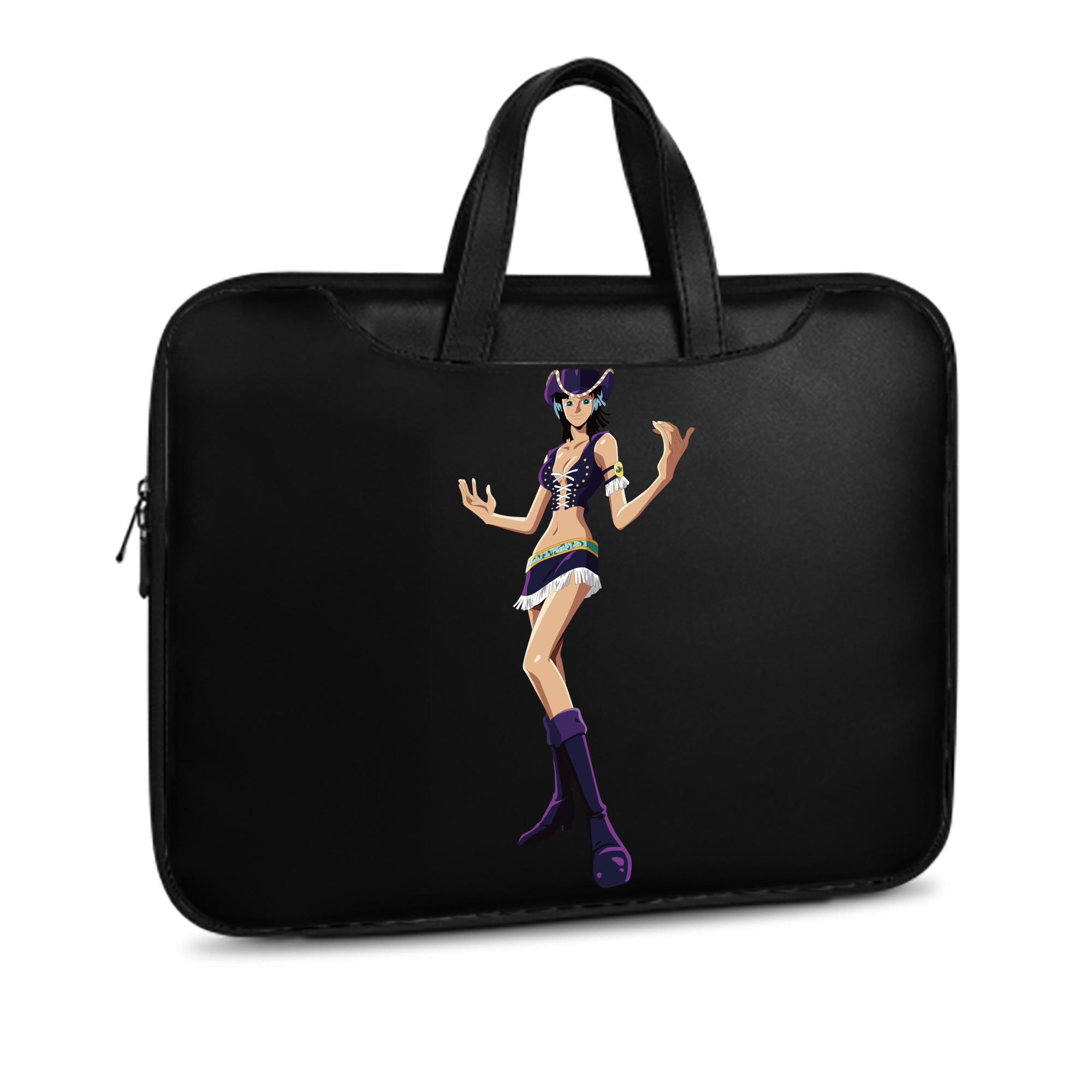 ワンピース ニコ・ロビン ONE PIECE Nico Robin レザーラップトップバッグ　ノートパソコンケース