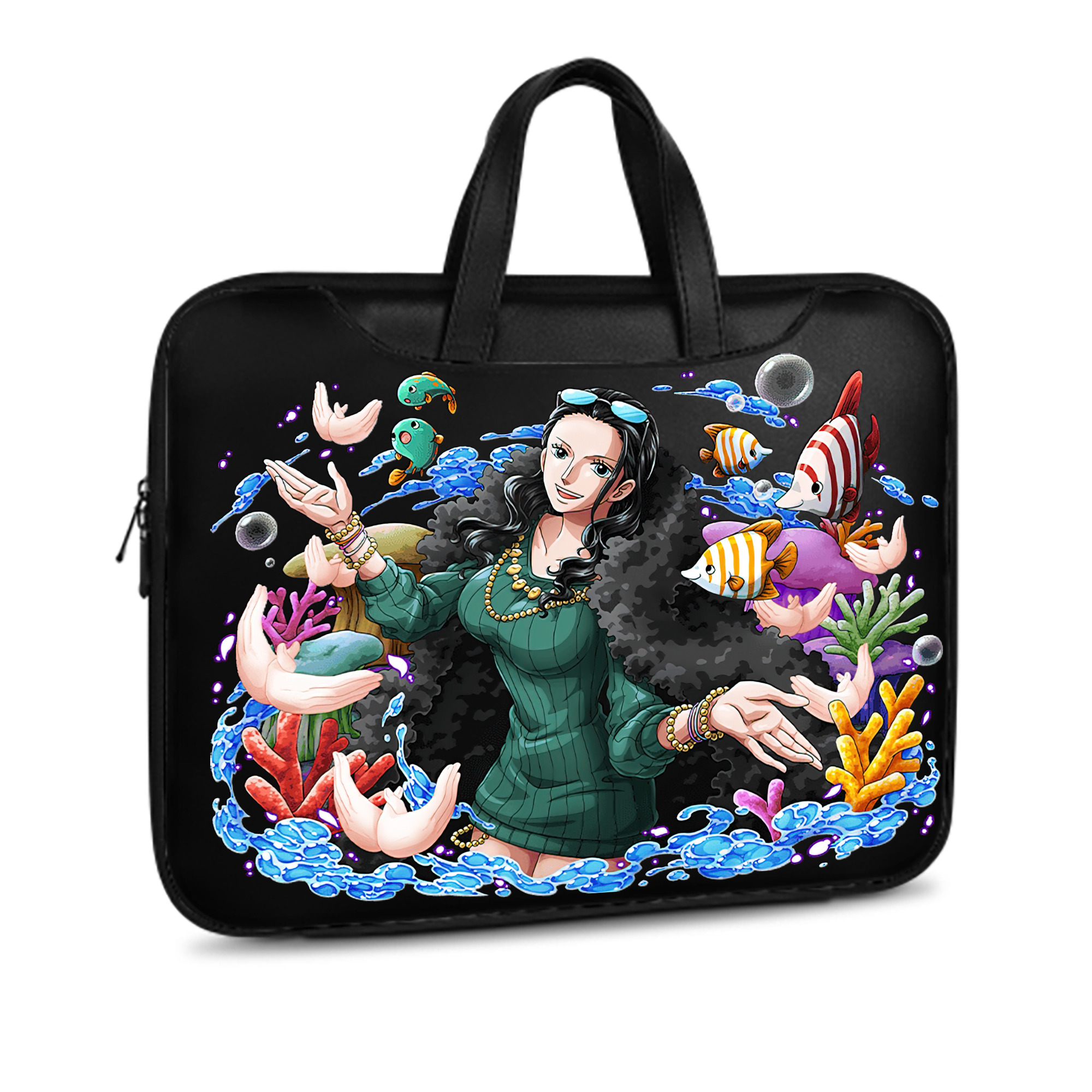 ワンピース ニコ・ロビン ONE PIECE Nico Robin レザーラップトップバッグ　ノートパソコンケース