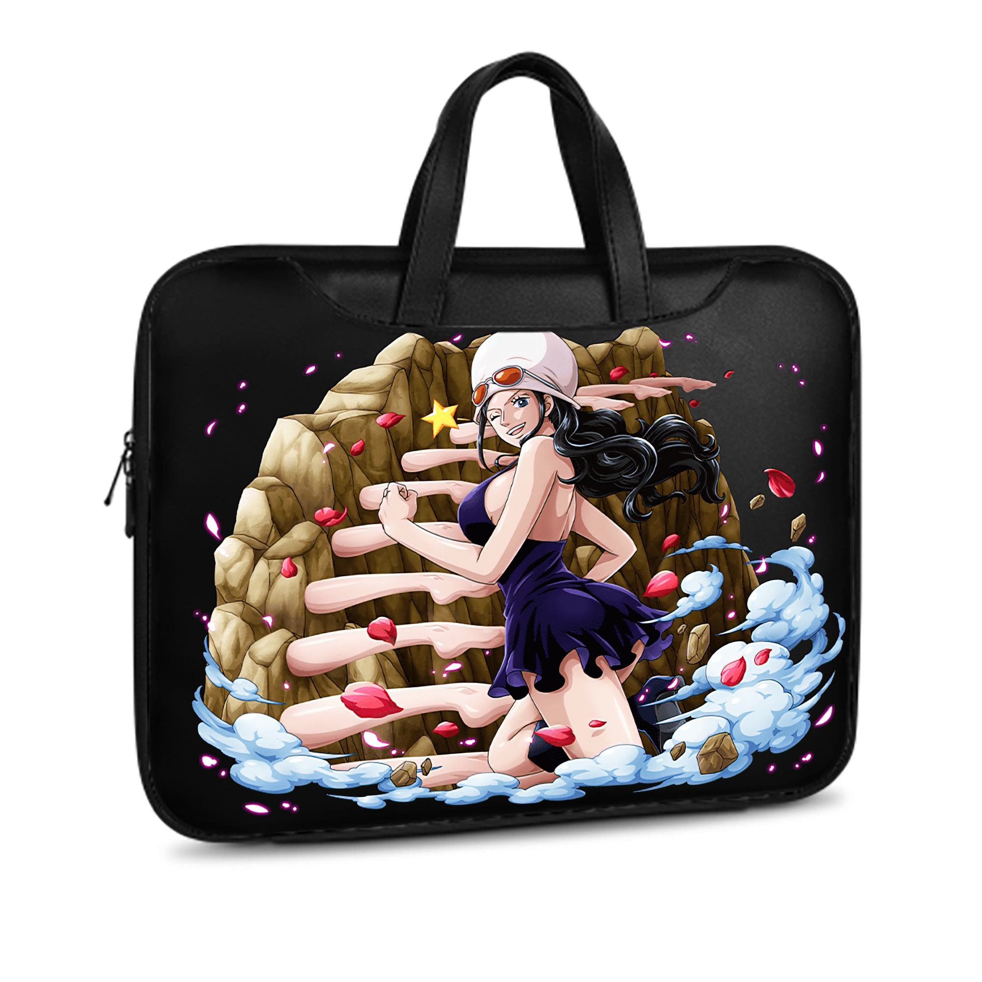 ワンピース ニコ・ロビン ONE PIECE Nico Robin レザーラップトップバッグ　ノートパソコンケース