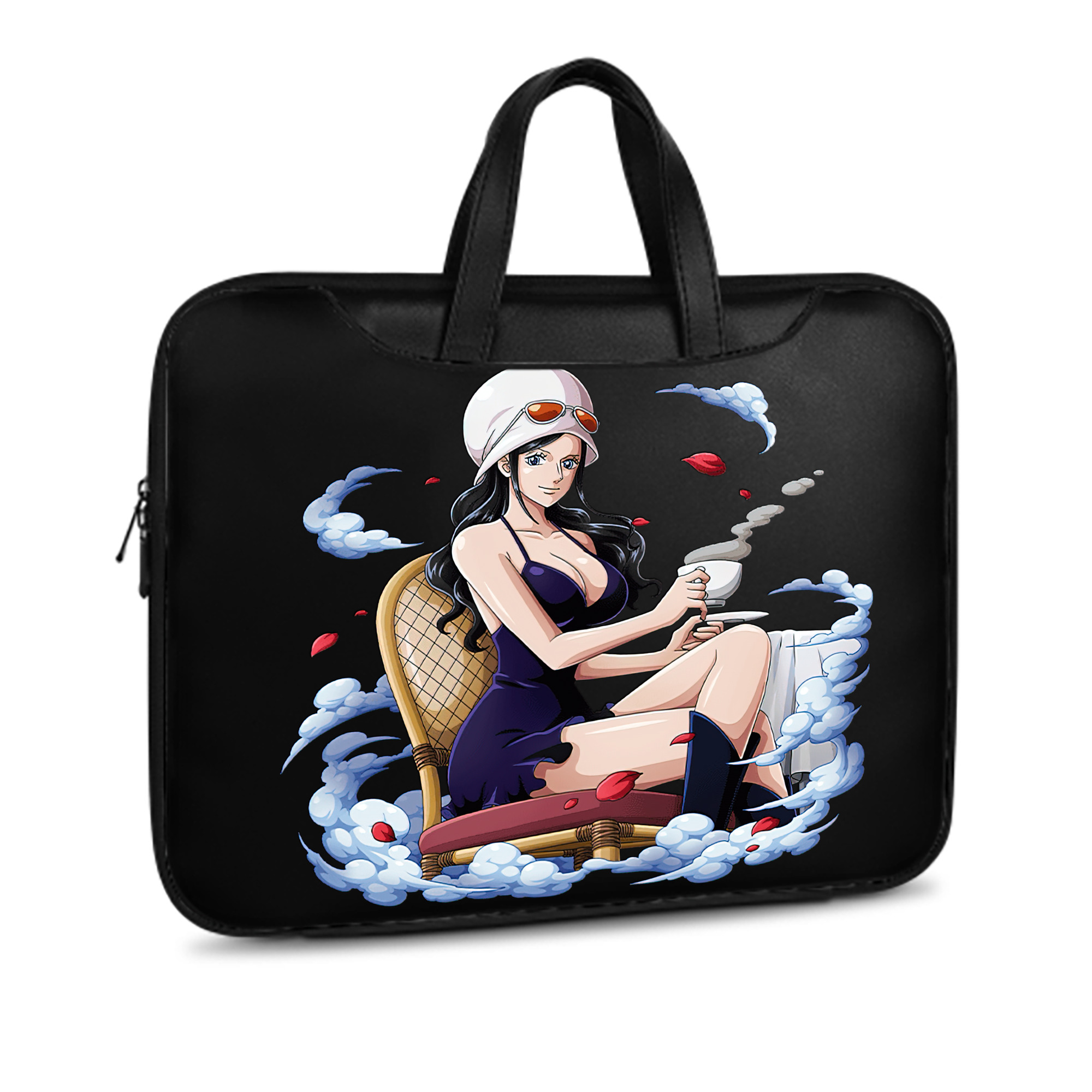 ワンピース ニコ・ロビン ONE PIECE Nico Robin レザーラップトップバッグ　ノートパソコンケース