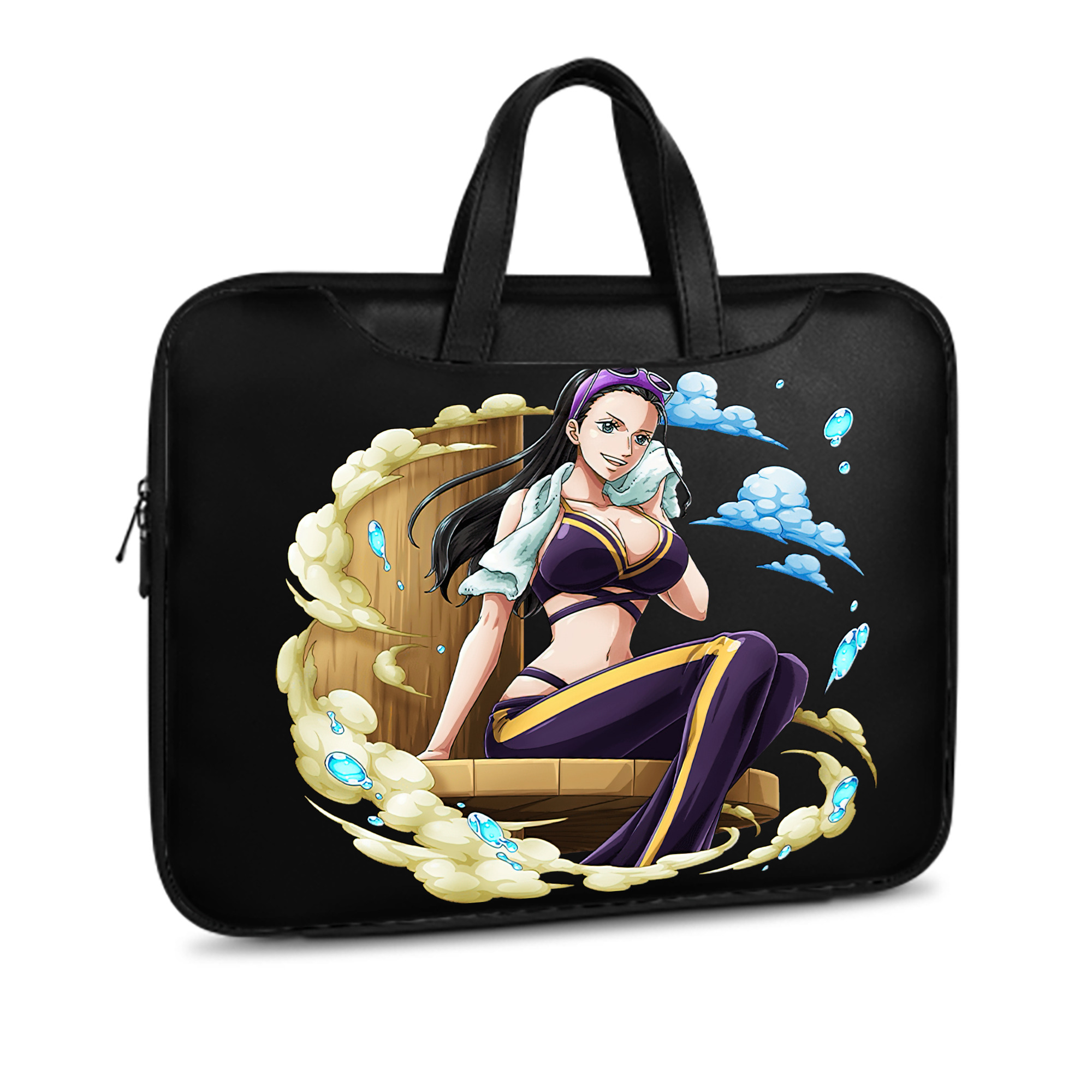ワンピース ニコ・ロビン ONE PIECE Nico Robin レザーラップトップバッグ　ノートパソコンケース