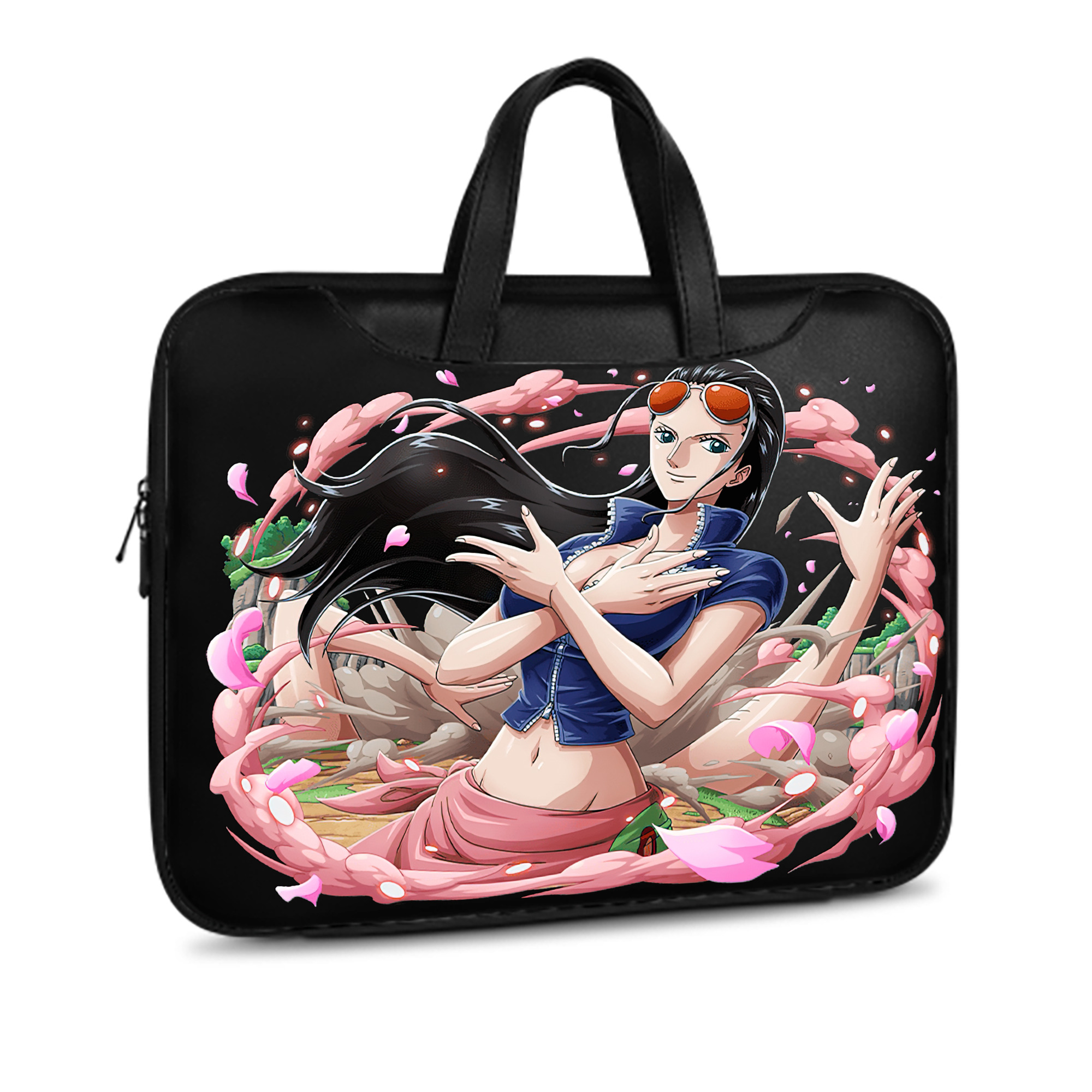 ワンピース ニコ・ロビン ONE PIECE Nico Robin レザーラップトップバッグ　ノートパソコンケース