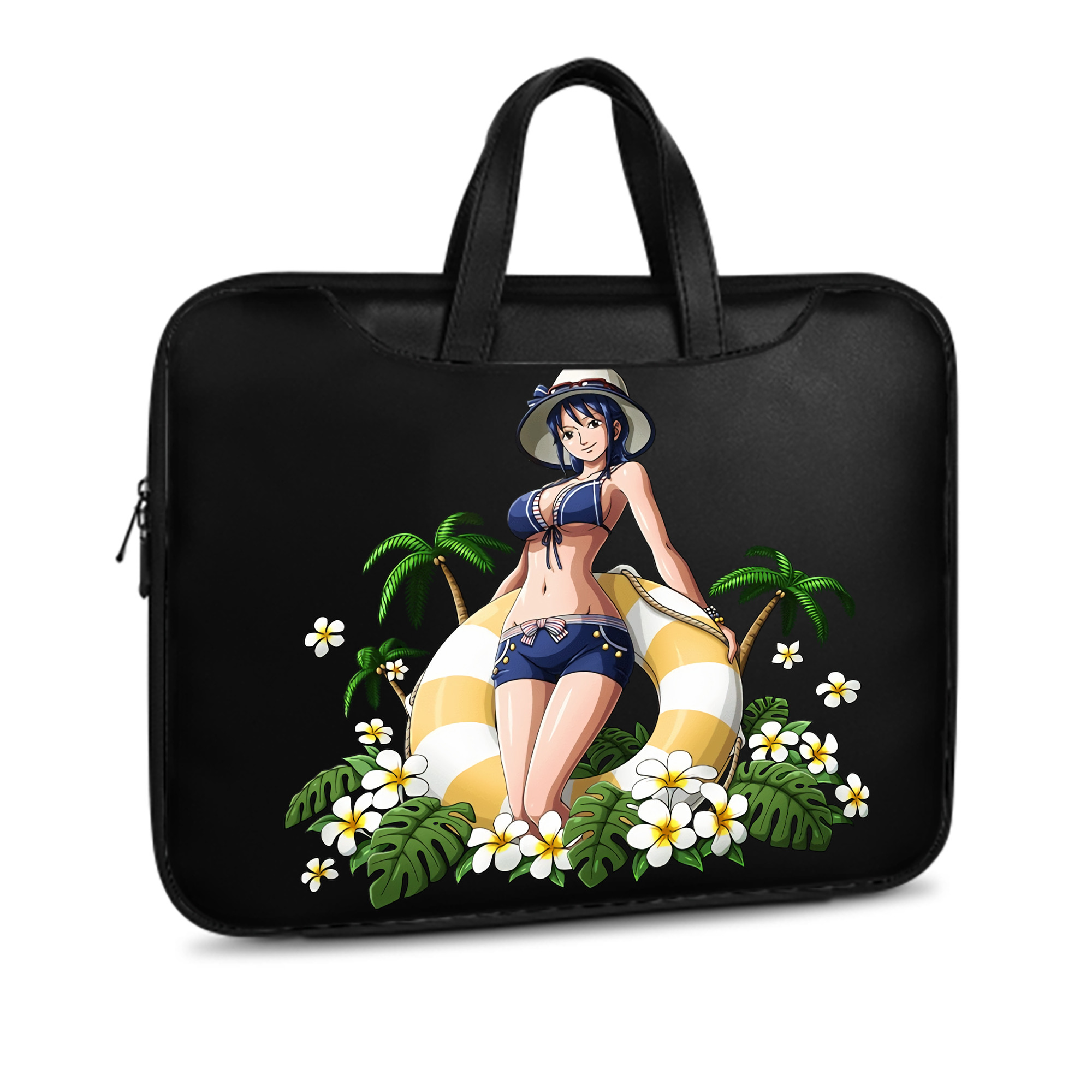 ワンピース ニコ・ロビン ONE PIECE Nico Robin レザーラップトップバッグ　ノートパソコンケース
