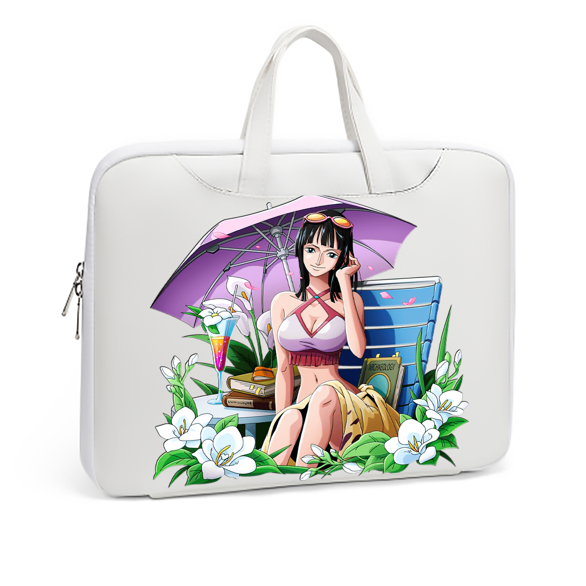 ワンピース ニコ・ロビン ONE PIECE Nico Robin レザーラップトップバッグ　ノートパソコンケース
