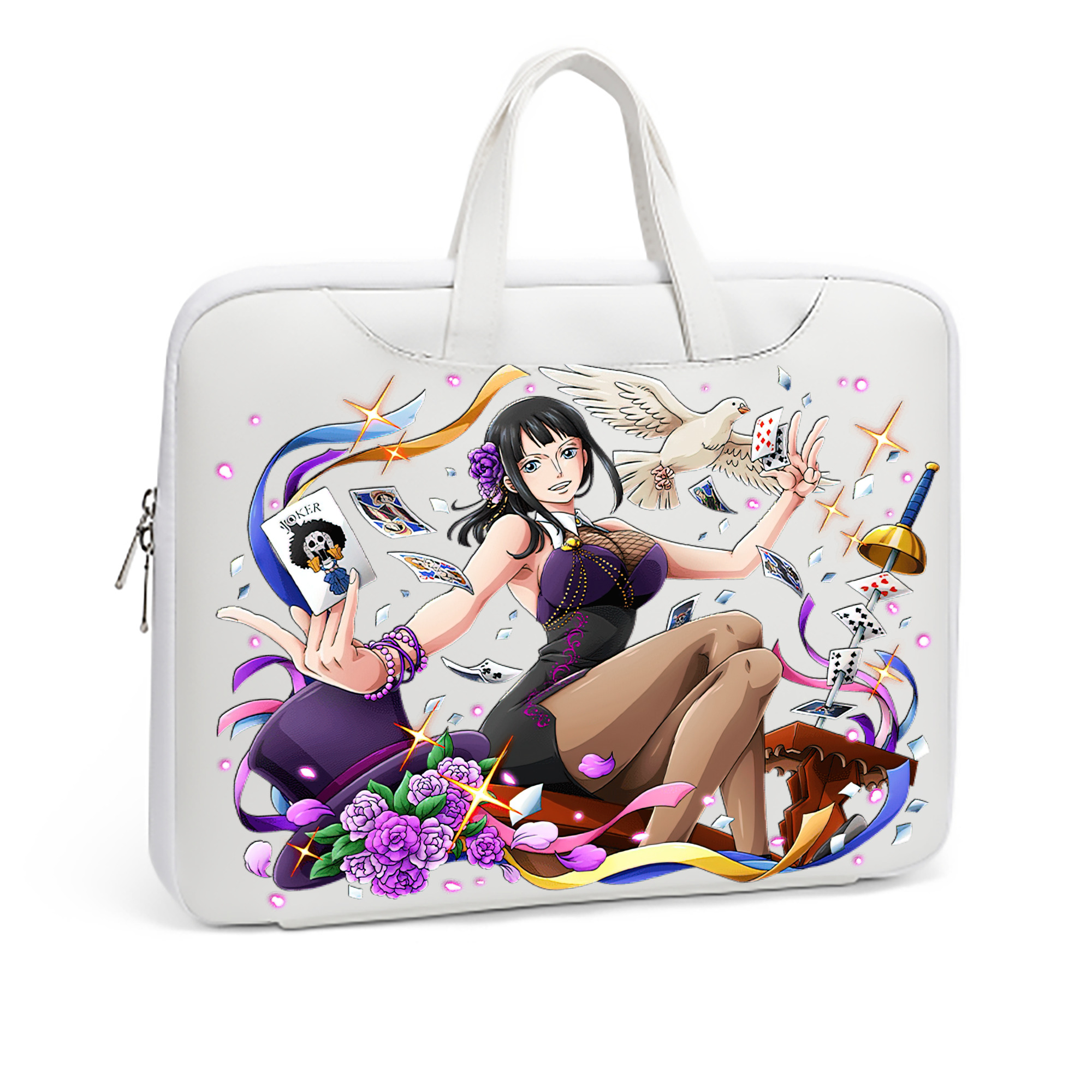 ワンピース ニコ・ロビン ONE PIECE Nico Robin レザーラップトップバッグ　ノートパソコンケース
