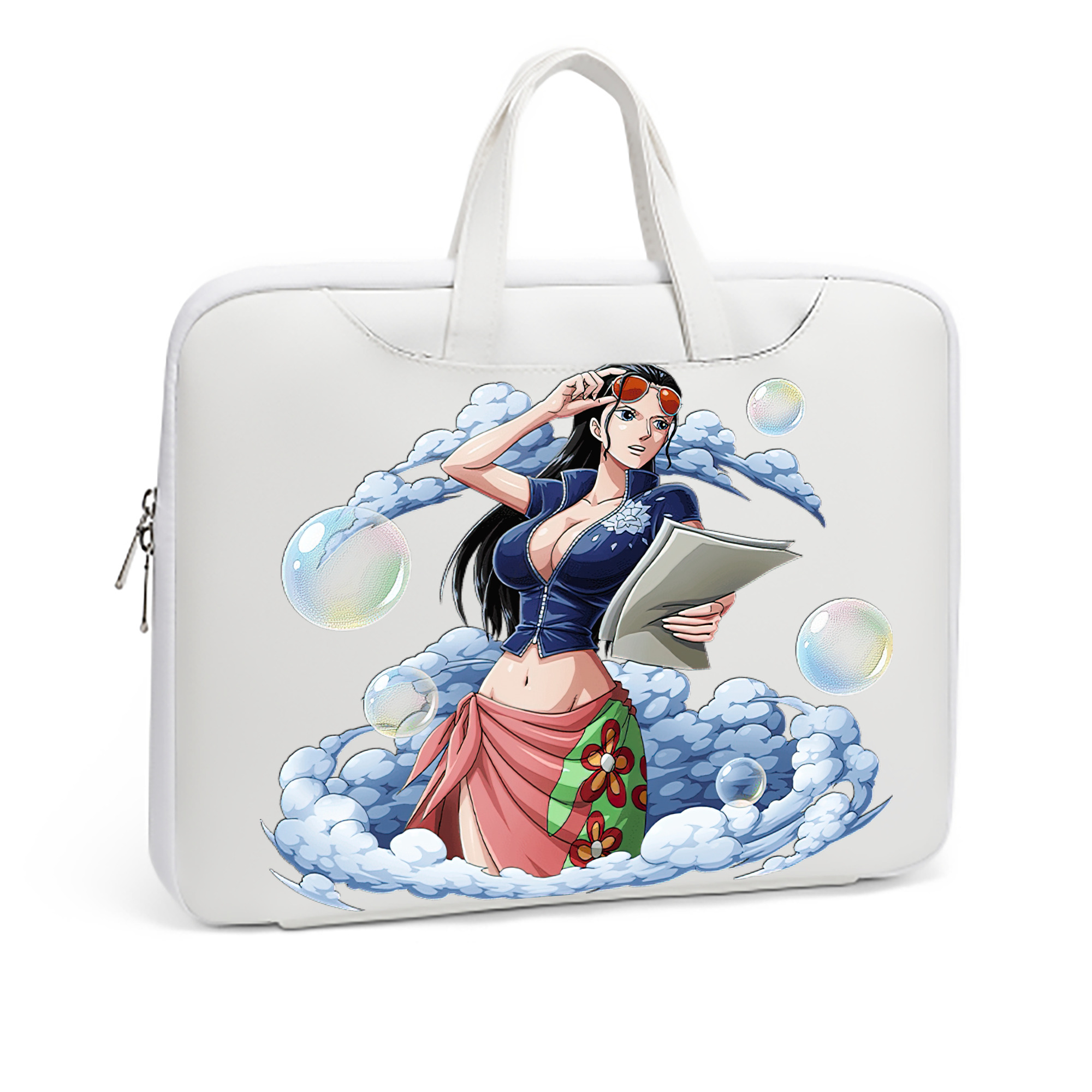 ワンピース ニコ・ロビン ONE PIECE Nico Robin レザーラップトップバッグ　ノートパソコンケース