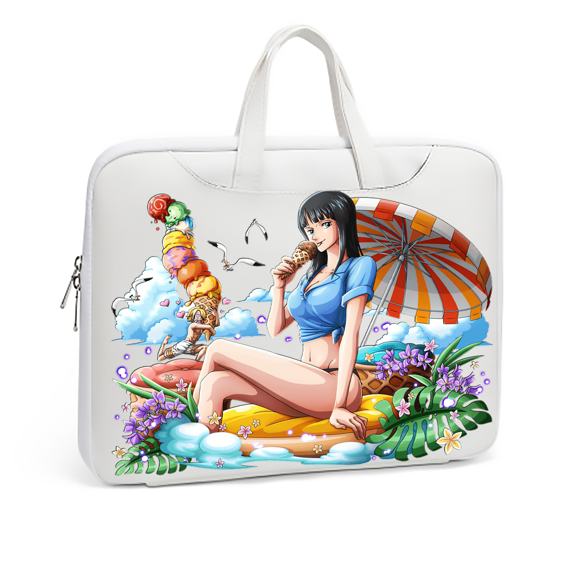 ワンピース ニコ・ロビン ONE PIECE Nico Robin レザーラップトップバッグ　ノートパソコンケース