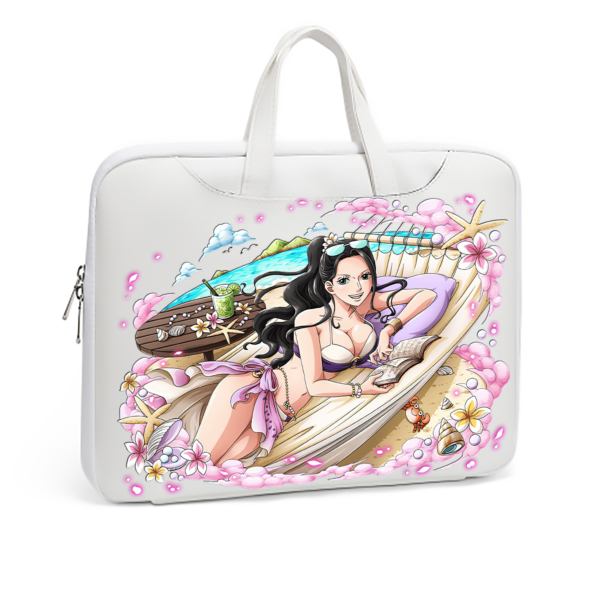 ワンピース ニコ・ロビン ONE PIECE Nico Robin レザーラップトップバッグ　ノートパソコンケース