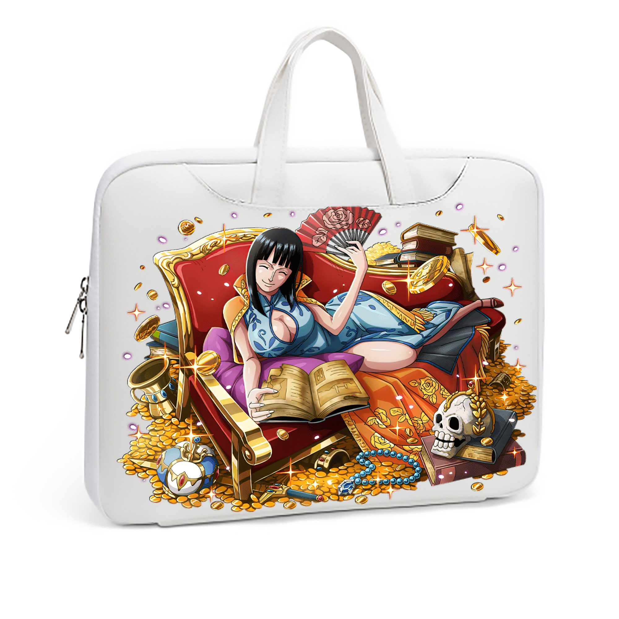ワンピース ニコ・ロビン ONE PIECE Nico Robin レザーラップトップバッグ　ノートパソコンケース